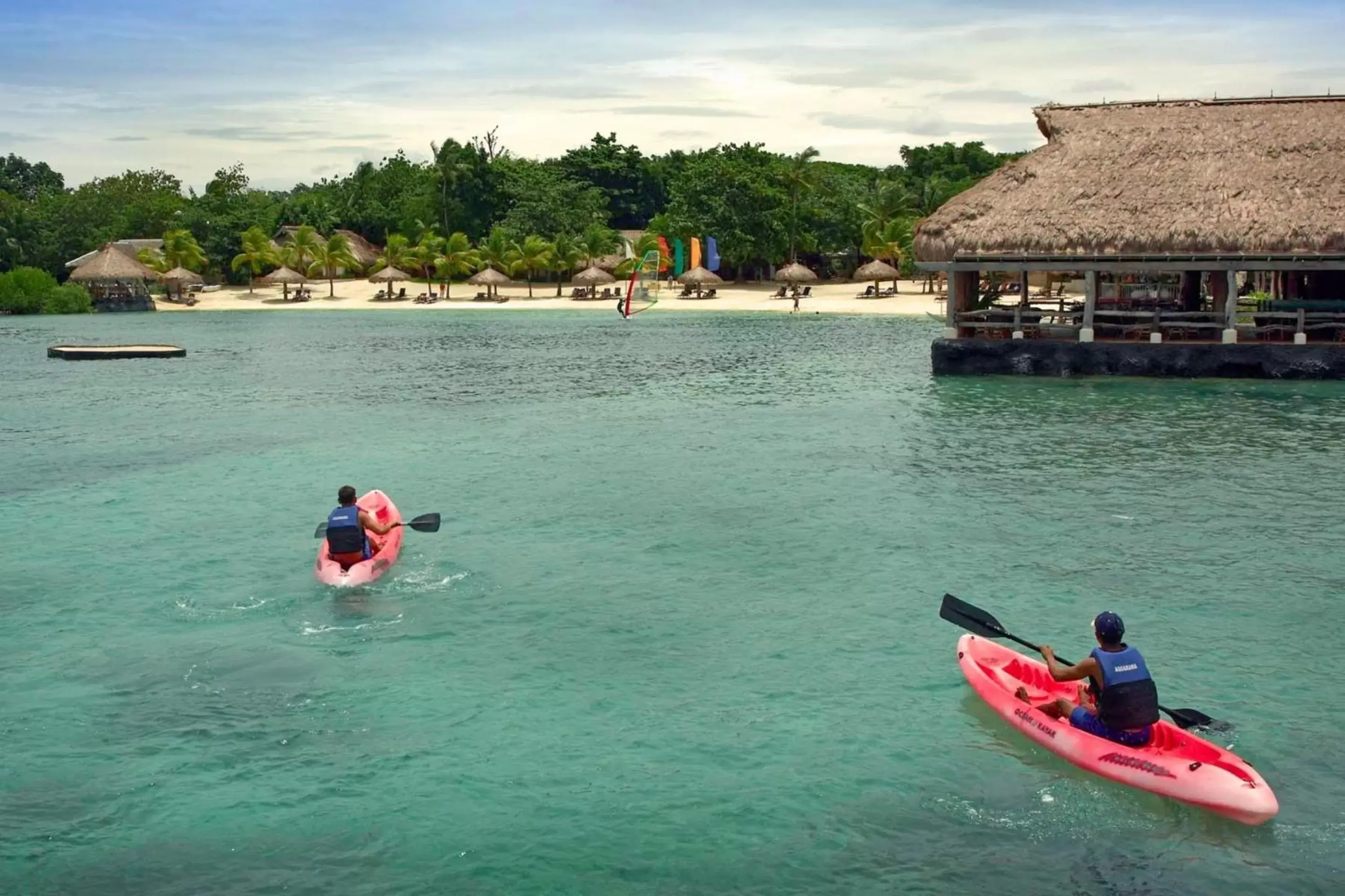 Day, Canoeing in Bluewater Maribago Beach Resort