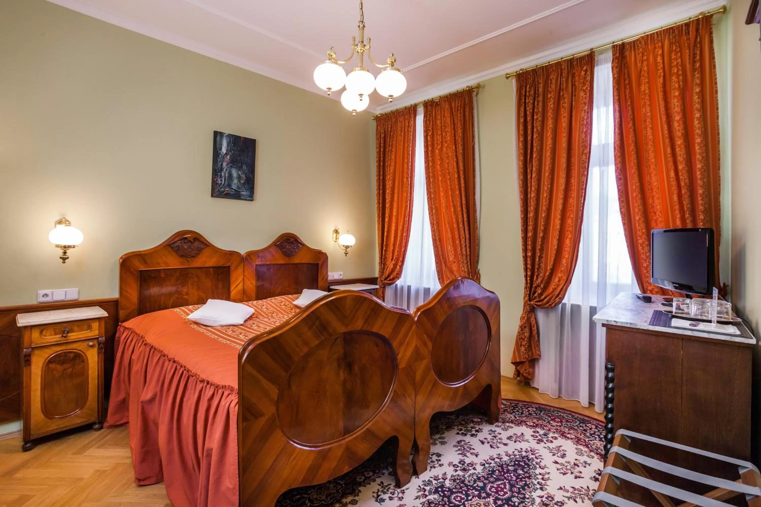 Bedroom, Bed in Hotel Jelínkova vila