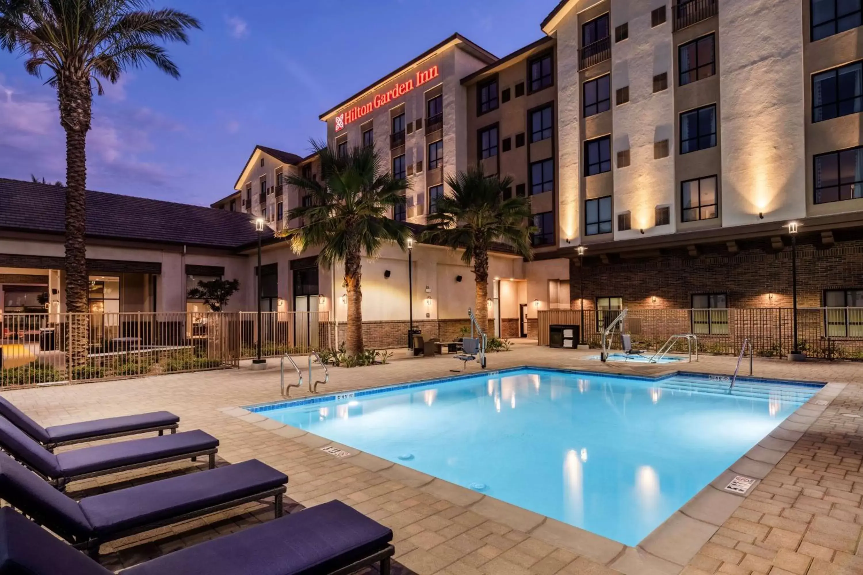 Pool view, Swimming Pool in Hilton Garden Inn Pomona, CA