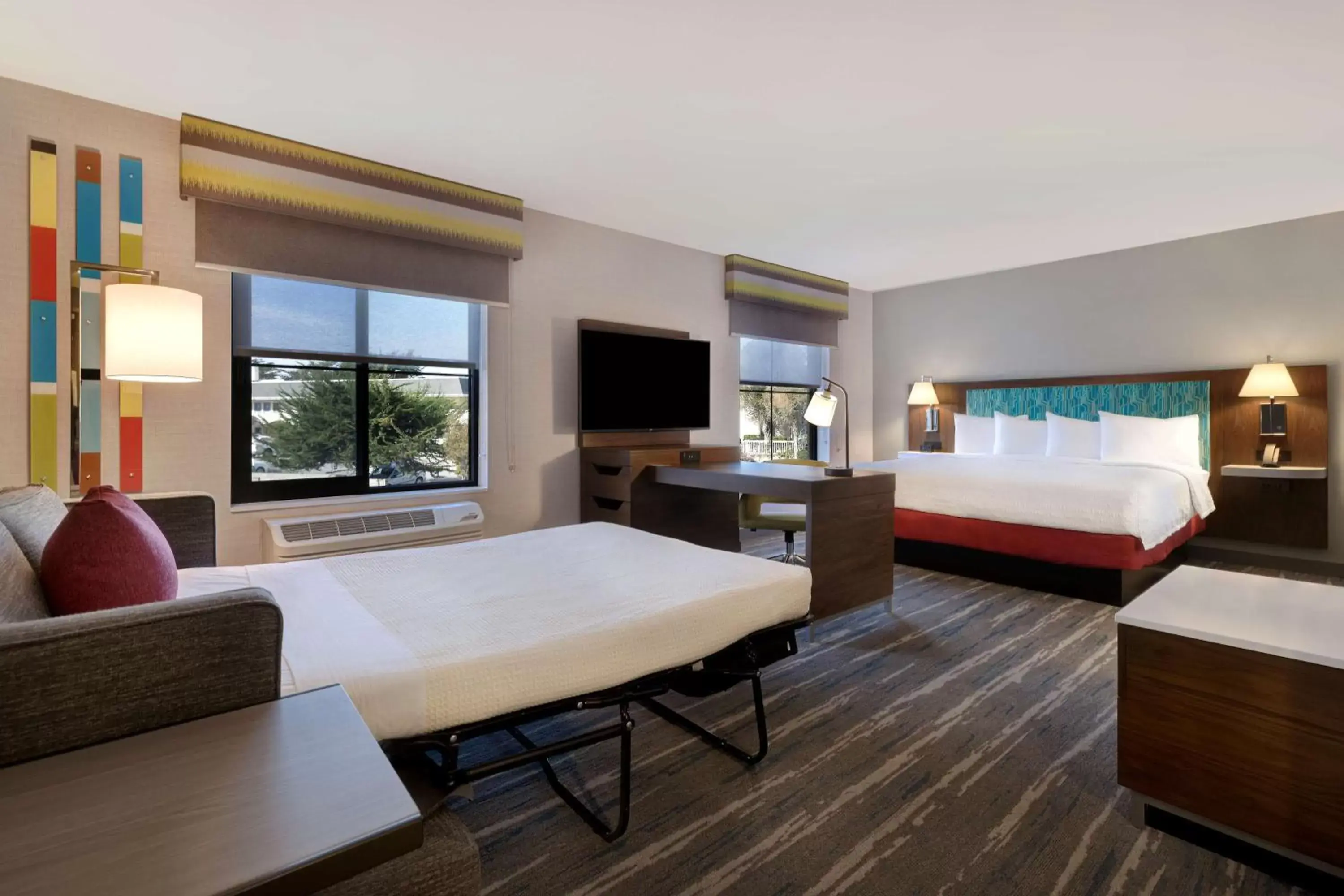 Bedroom, Bed in Hampton Inn & Suites Marina Bedroom, Bed in Hampton Inn & Suites Marina