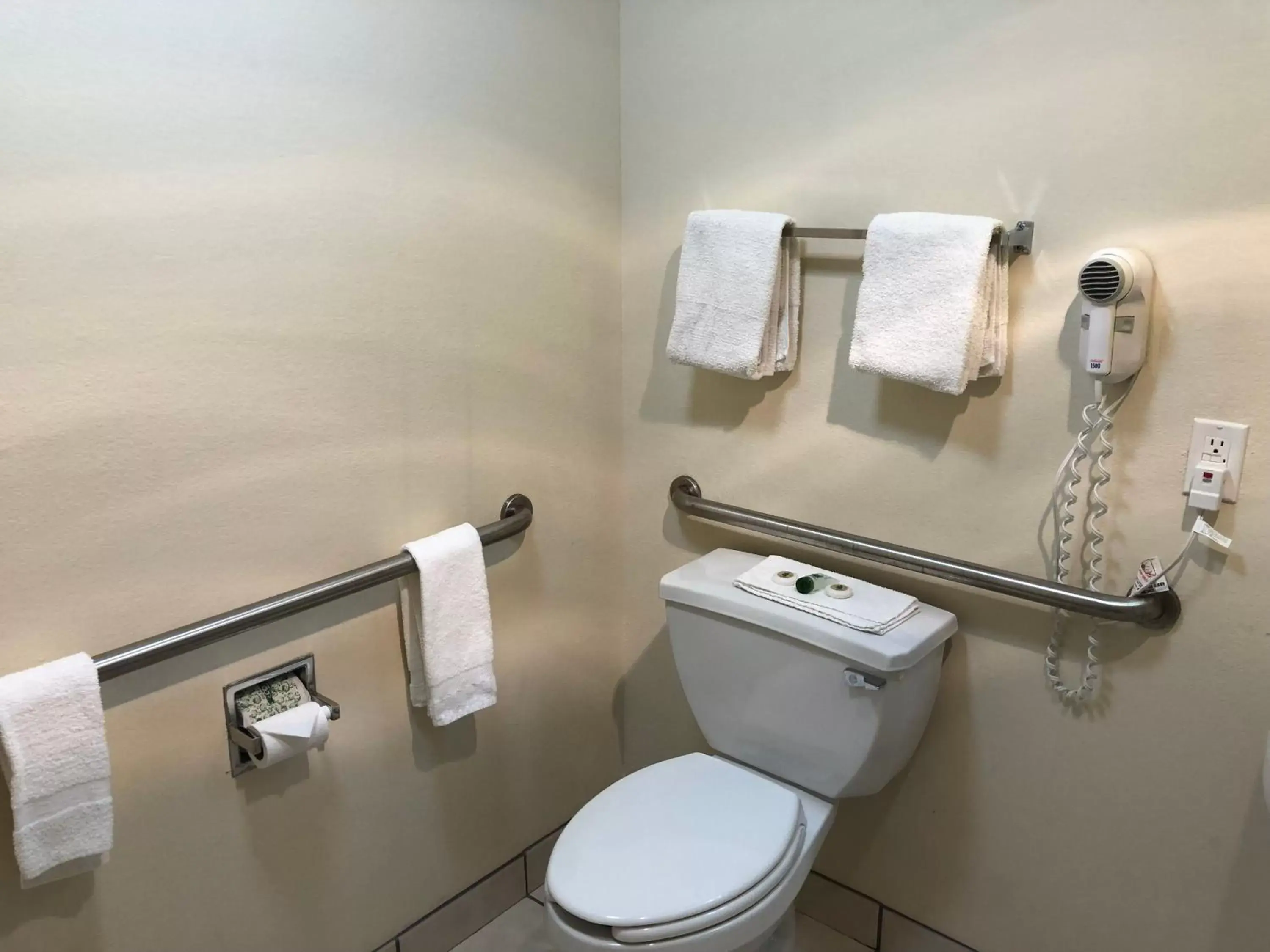 Toilet, Bathroom in Days Inn by Wyndham Batavia Ohio
