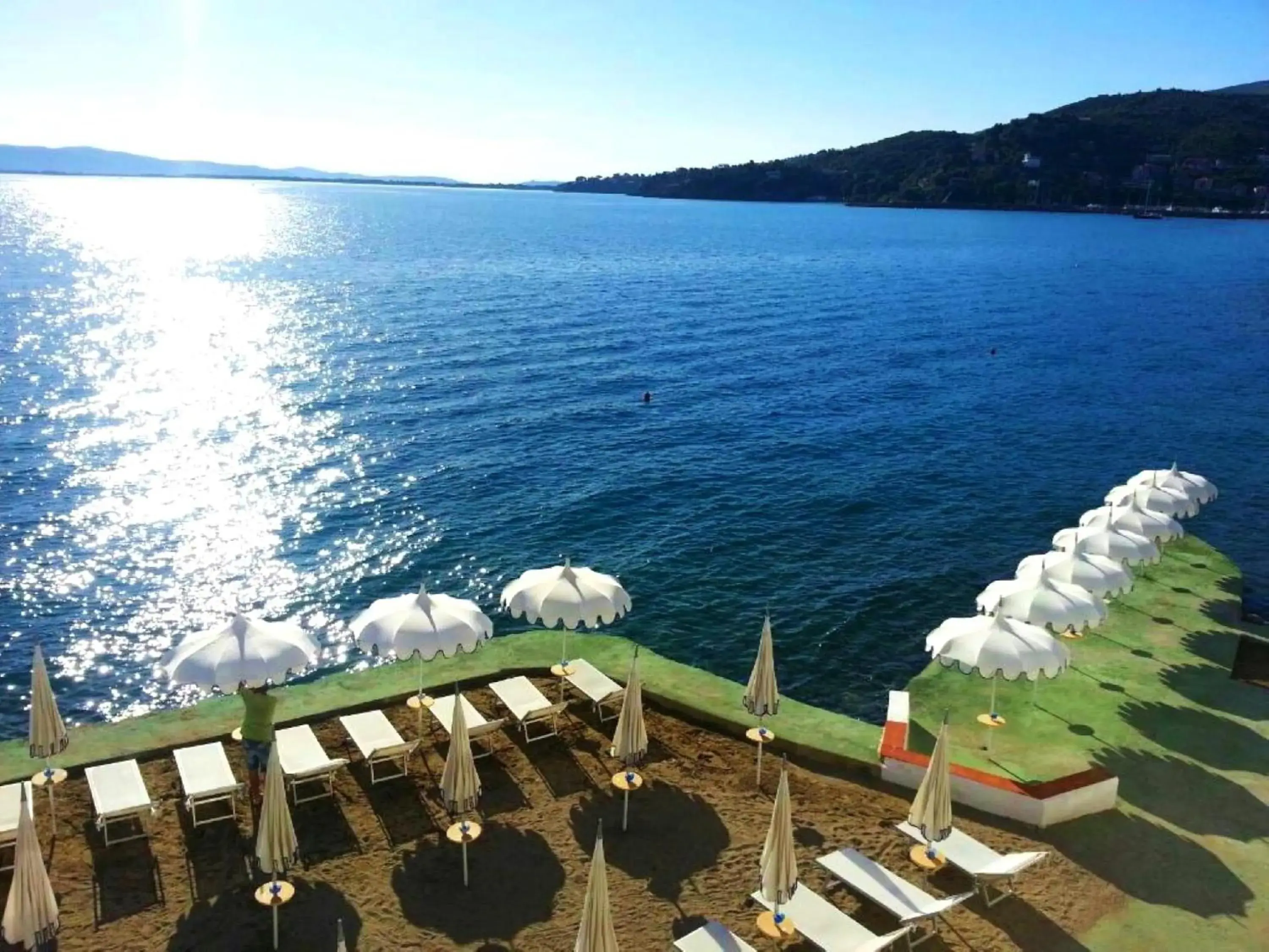 Beach in Hotel La Caletta