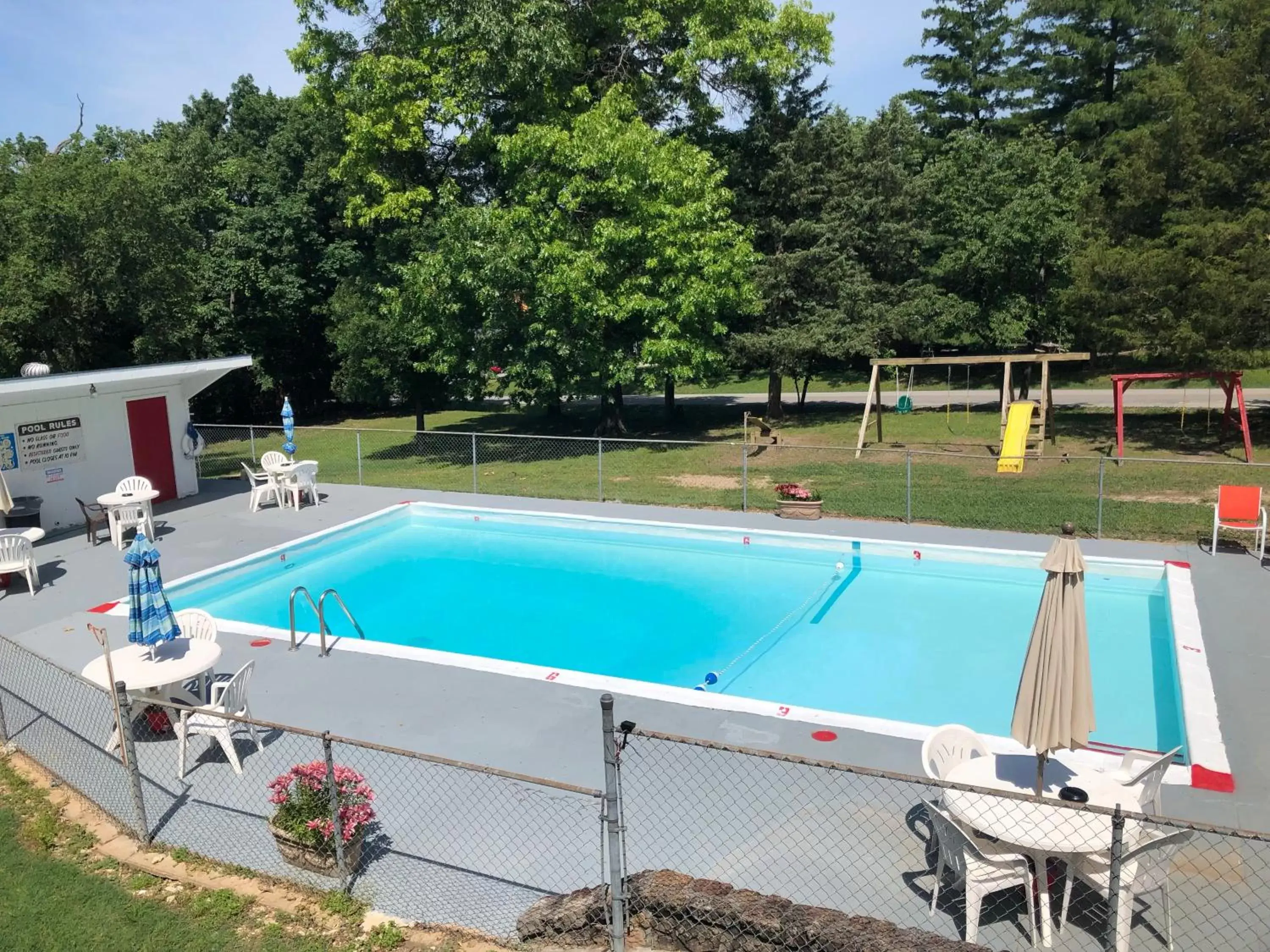 Pool View in The Cottage Resort