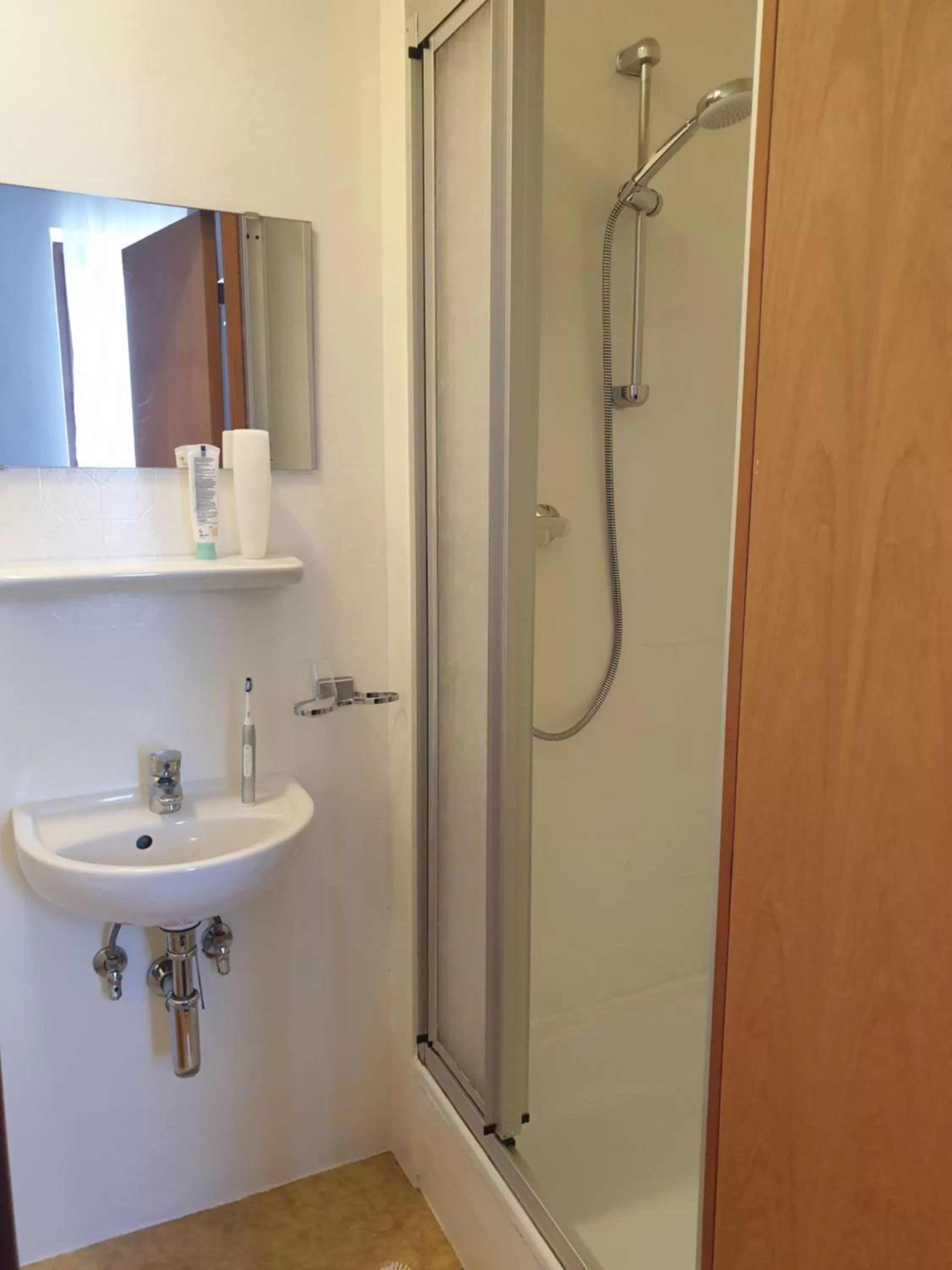 Shower in Hotel Pension Löwen in Sulz