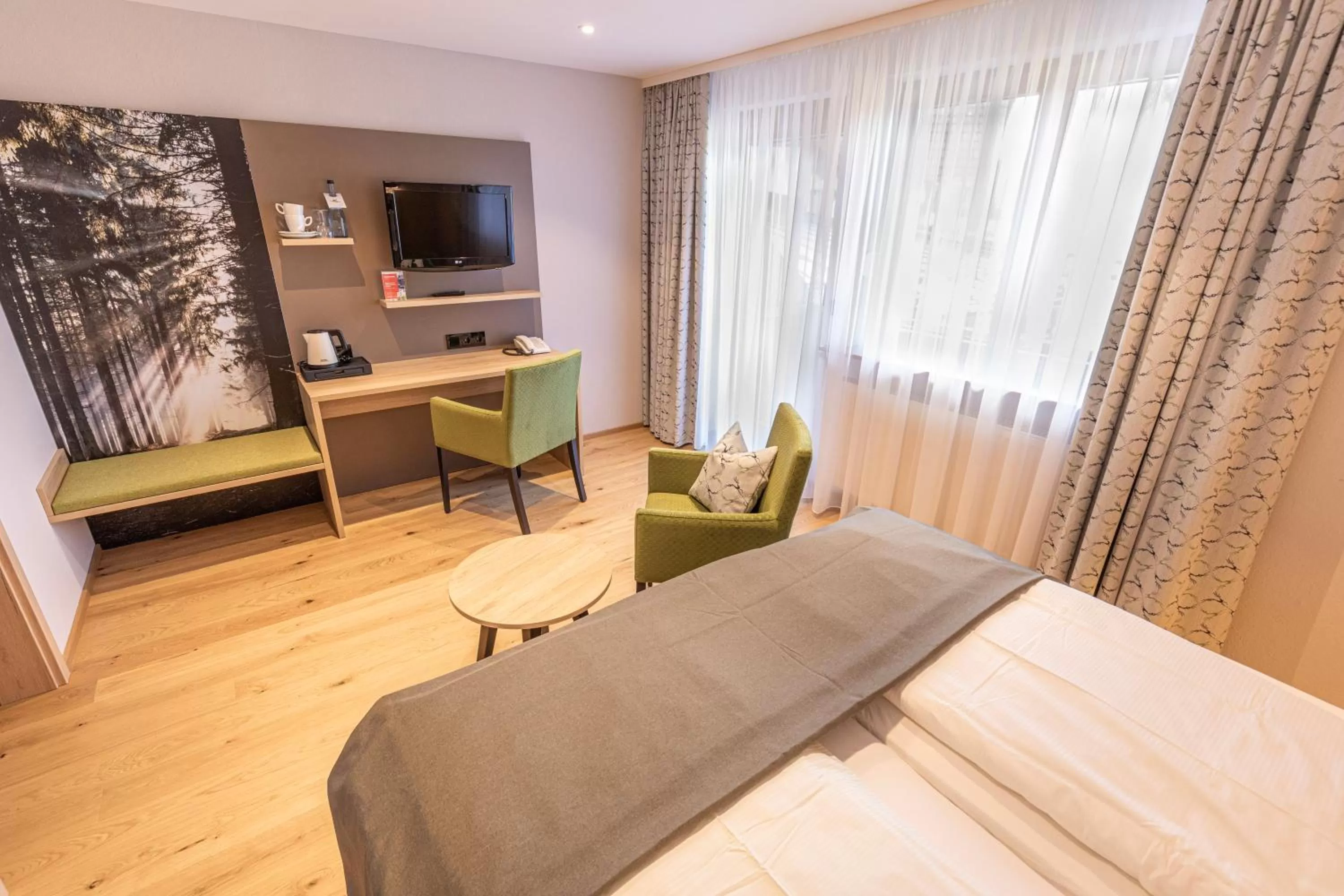 TV and multimedia, Bed in Landhaus Lauble