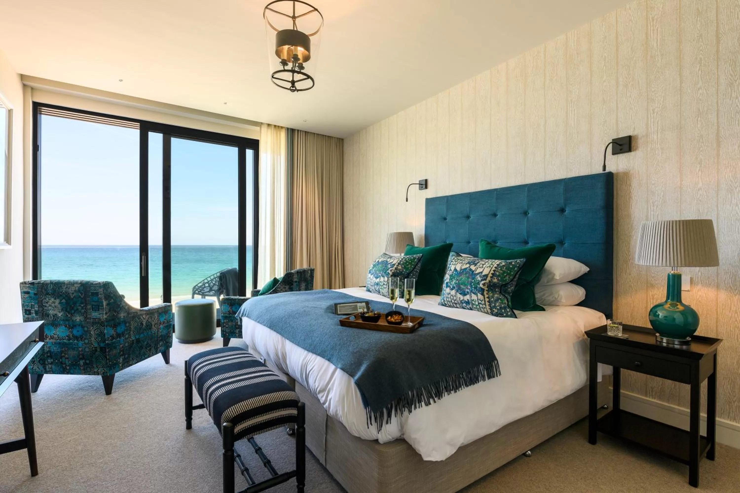 Bed in Carbis Bay and Spa Hotel