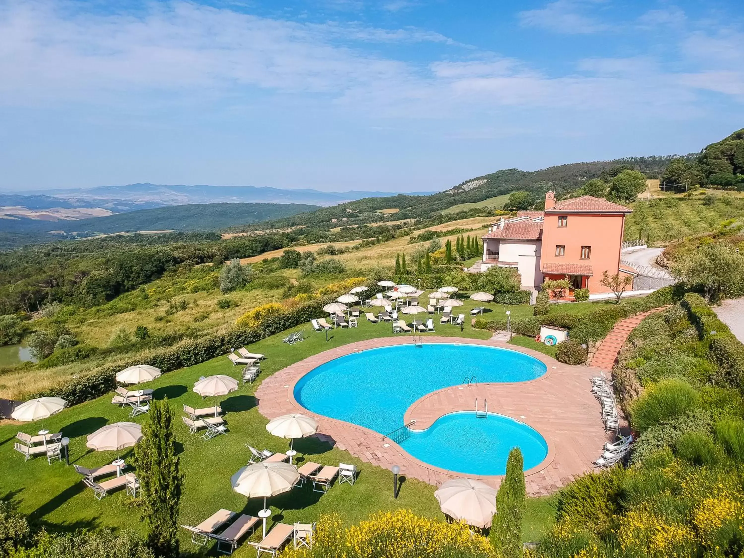 View (from property/room), Pool View in Tenuta Quadrifoglio