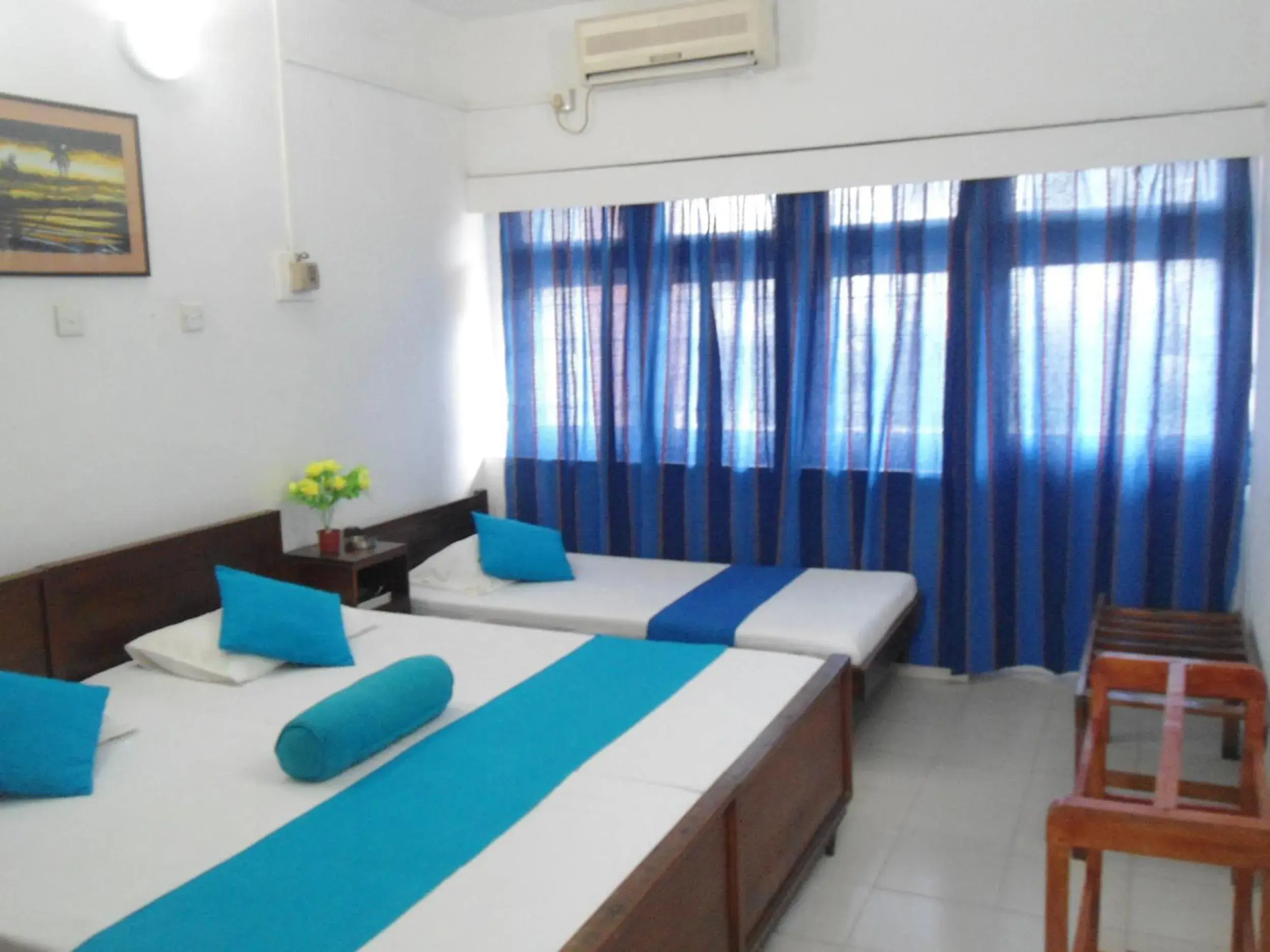 Bed in Ranveli Beach Resort