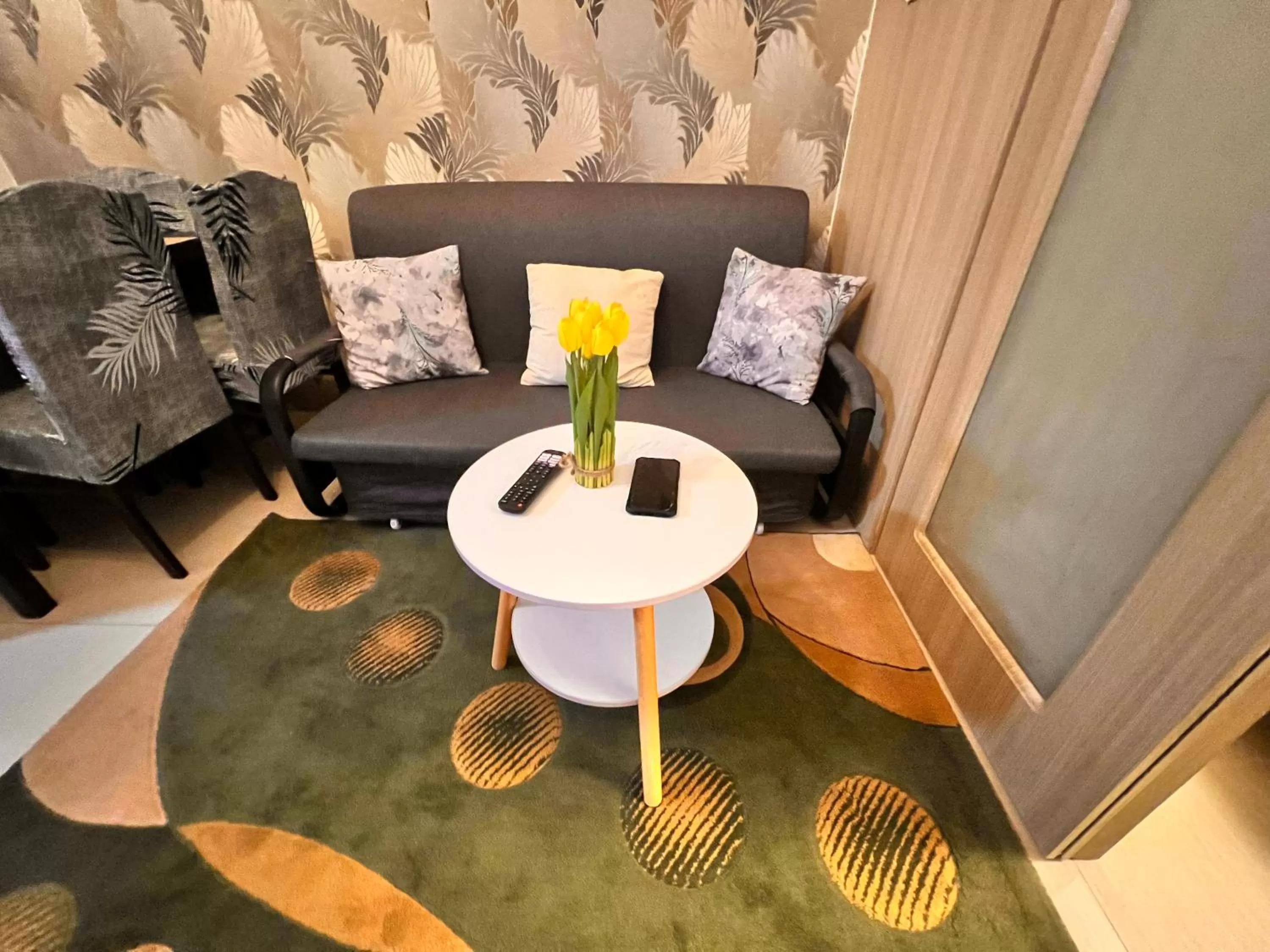 Living room in Yam Staycation Shore Residences