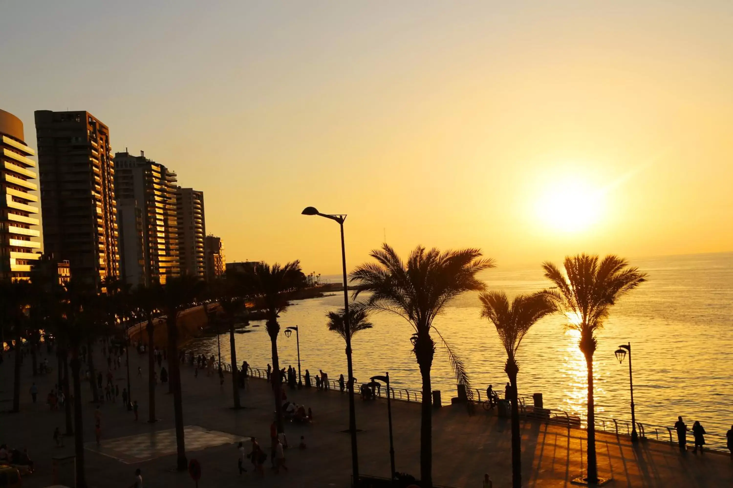 Beach, Sunrise/Sunset in Bayview Hotel Beirut