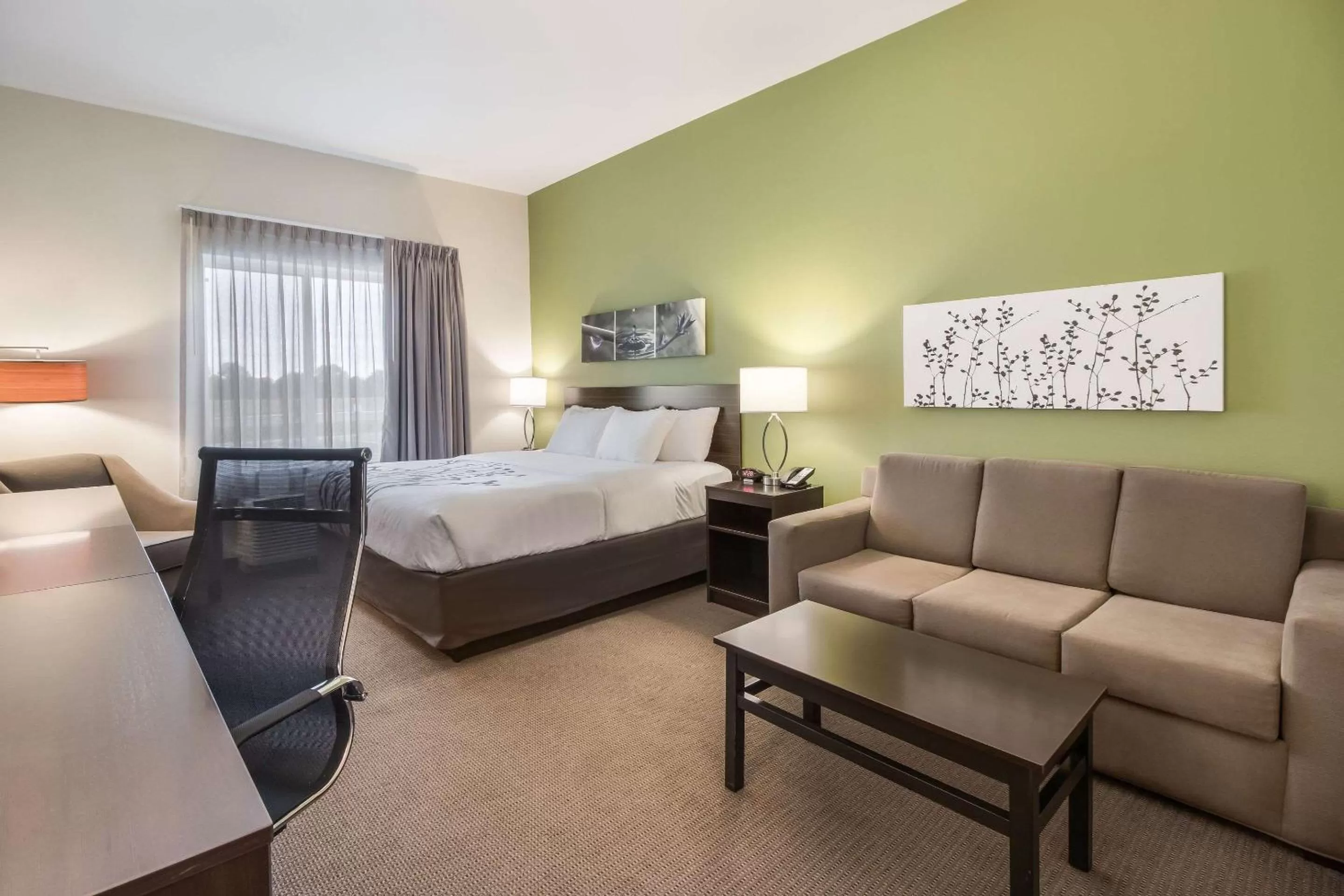 Photo of the whole room, Bed in Sleep Inn