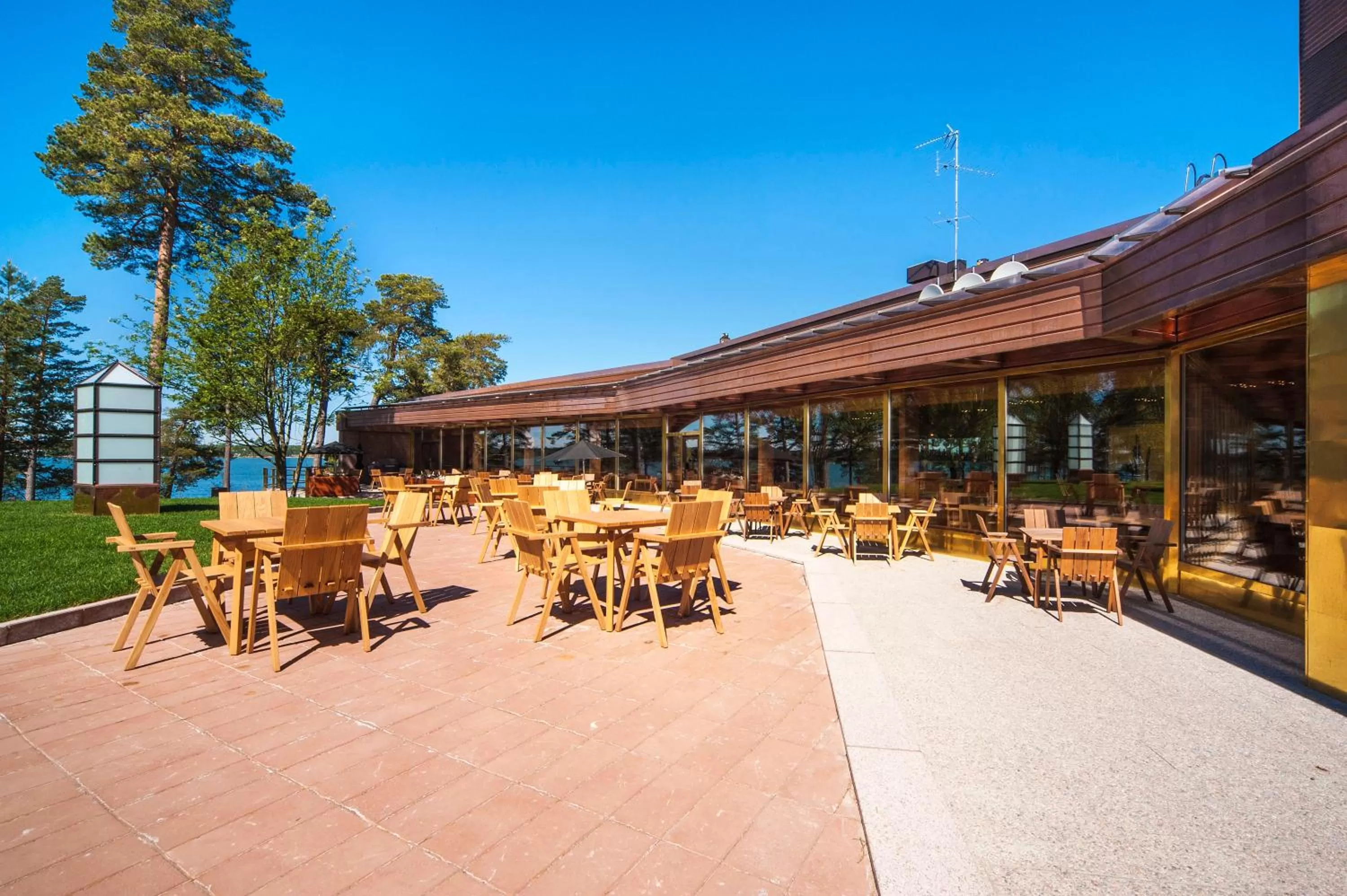 Patio in Hotel Hanasaari