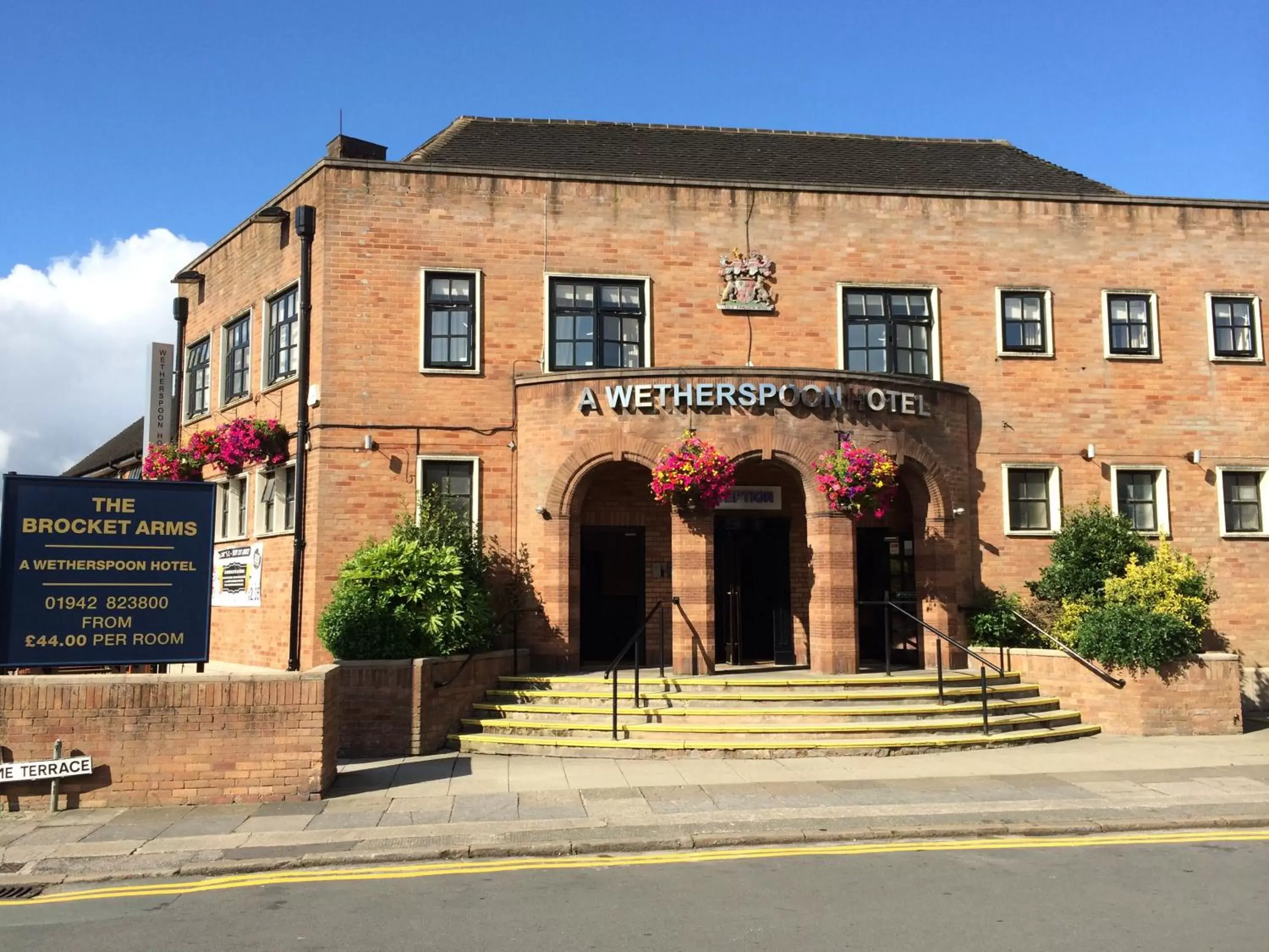 Facade/entrance, Property Building in The Brocket Arms Wetherspoon