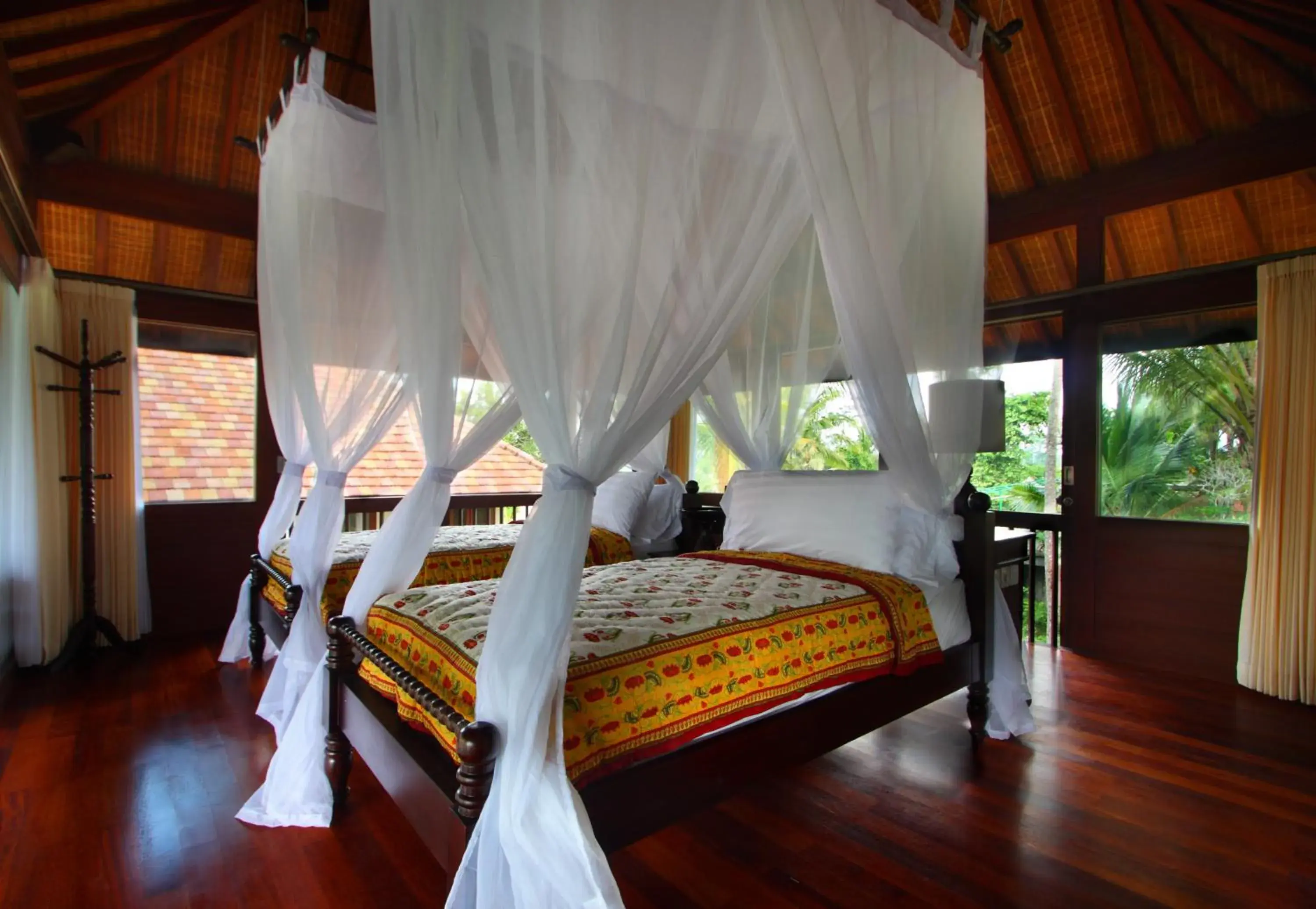 Bed in BeingSattvaa Luxury Ubud - CHSE Certified