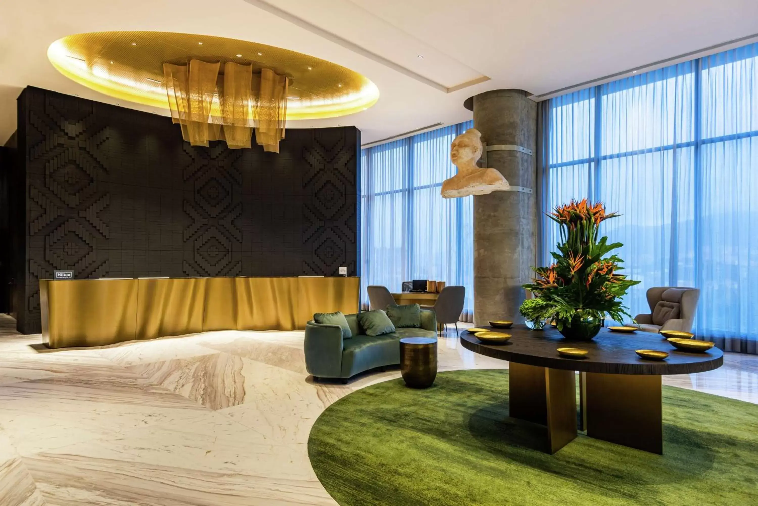 Lobby or reception in Hilton Bogota Corferias