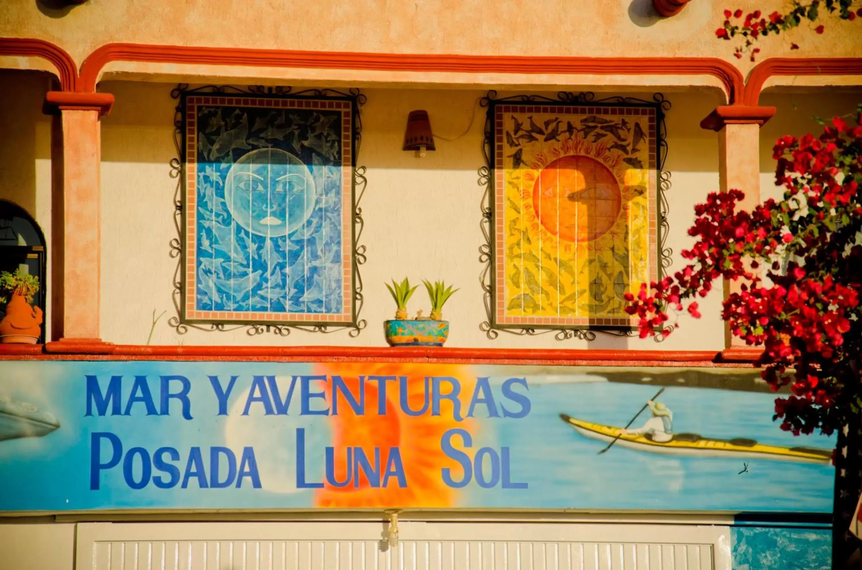 Facade/entrance in Hotel Posada Luna Sol