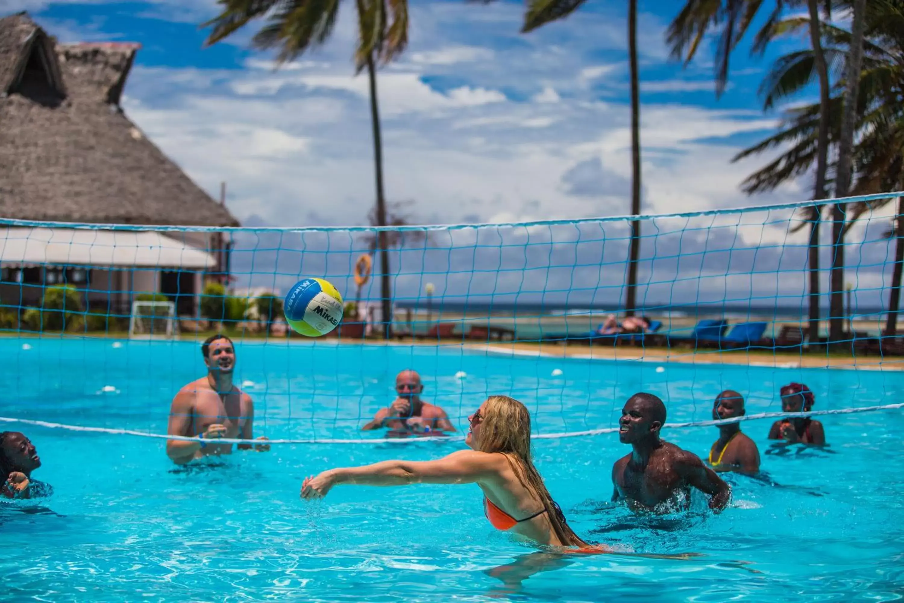 People, Swimming Pool in Reef Hotel Mombasa