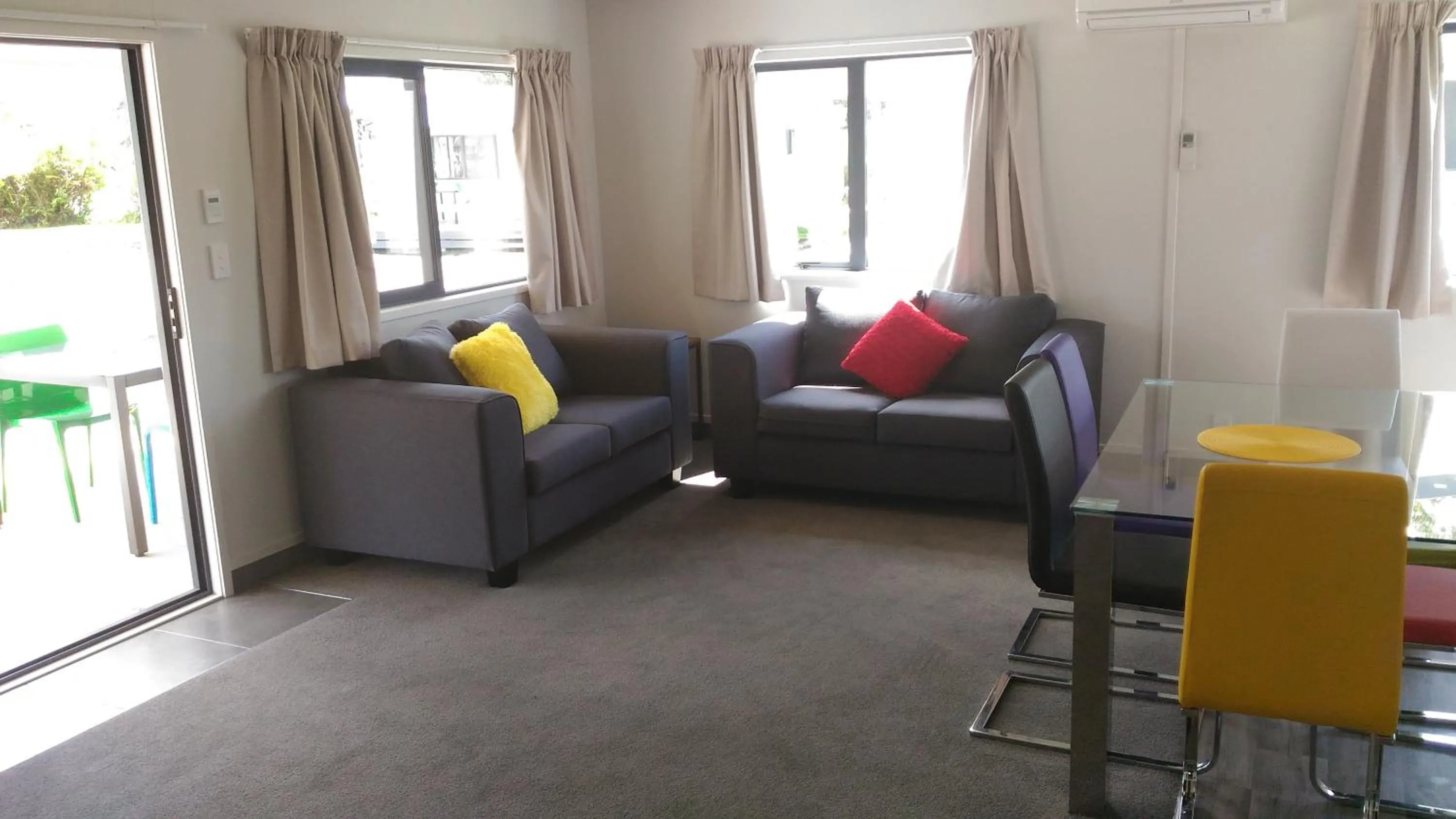 Living room in All Seasons Holiday Park