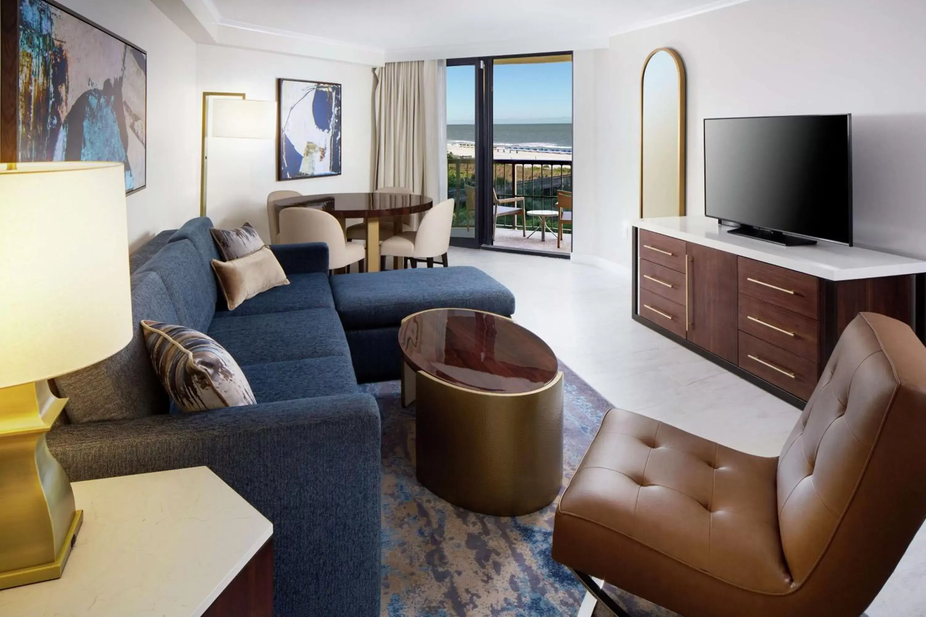 Living room, Seating Area in Hilton Marco Island Beach Resort and Spa