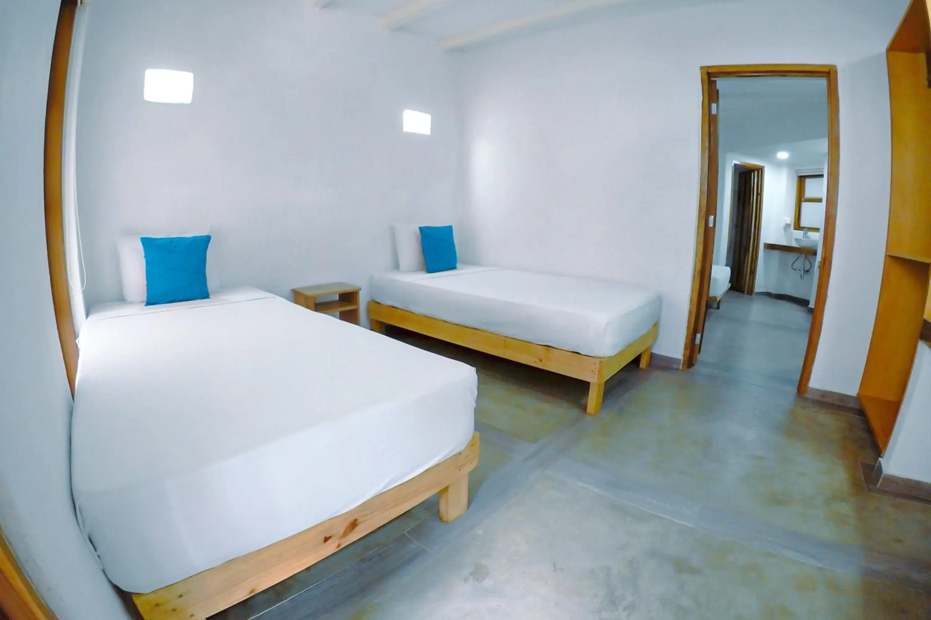 Bed in Hotel Sansiraka