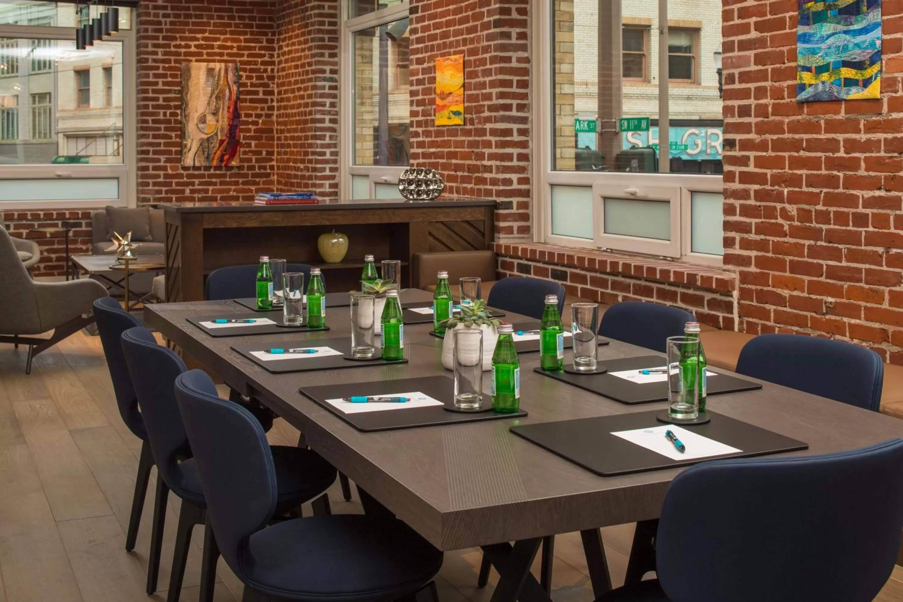 Seating area in The Mark Spencer Hotel