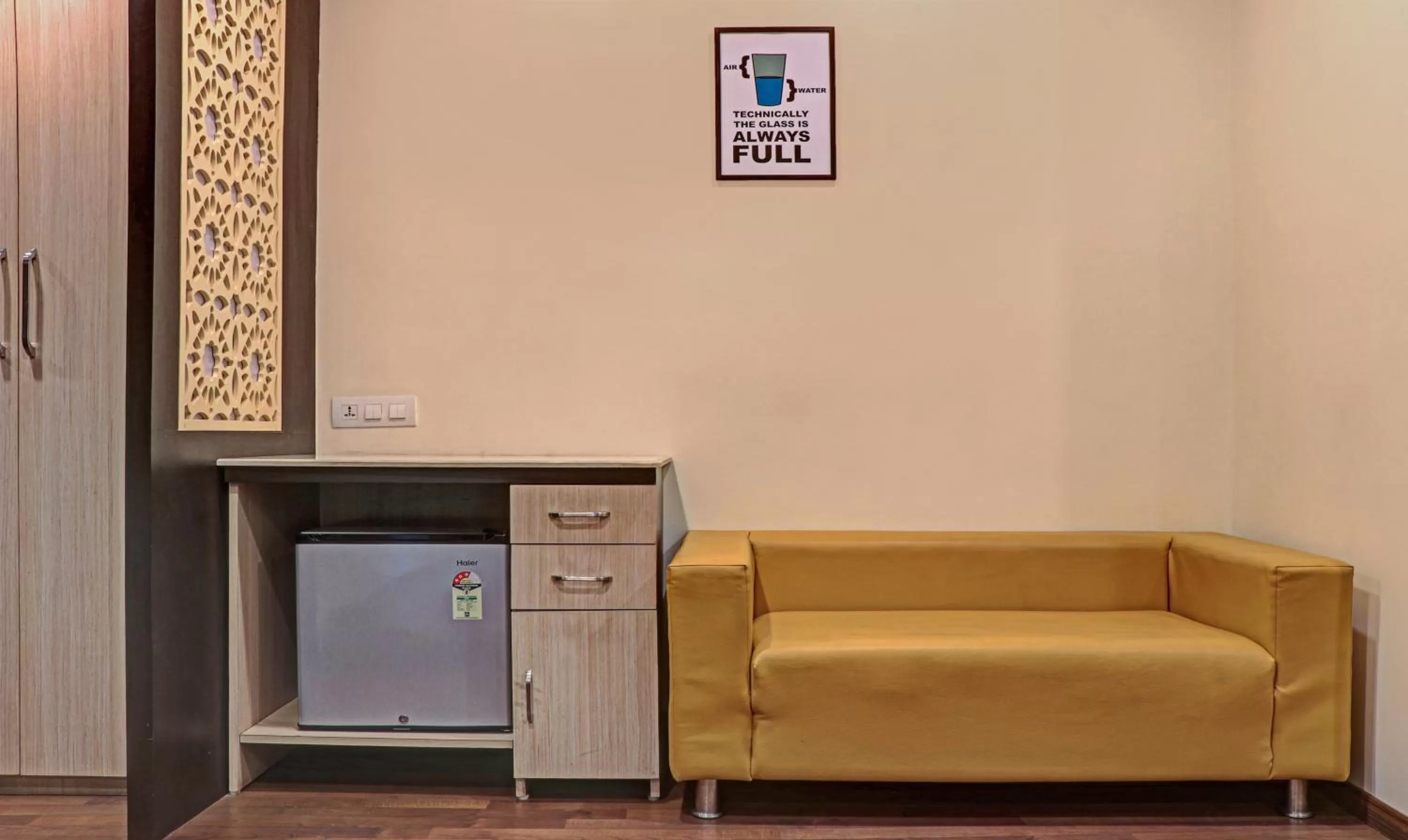 Seating area in The Onyx Hotel