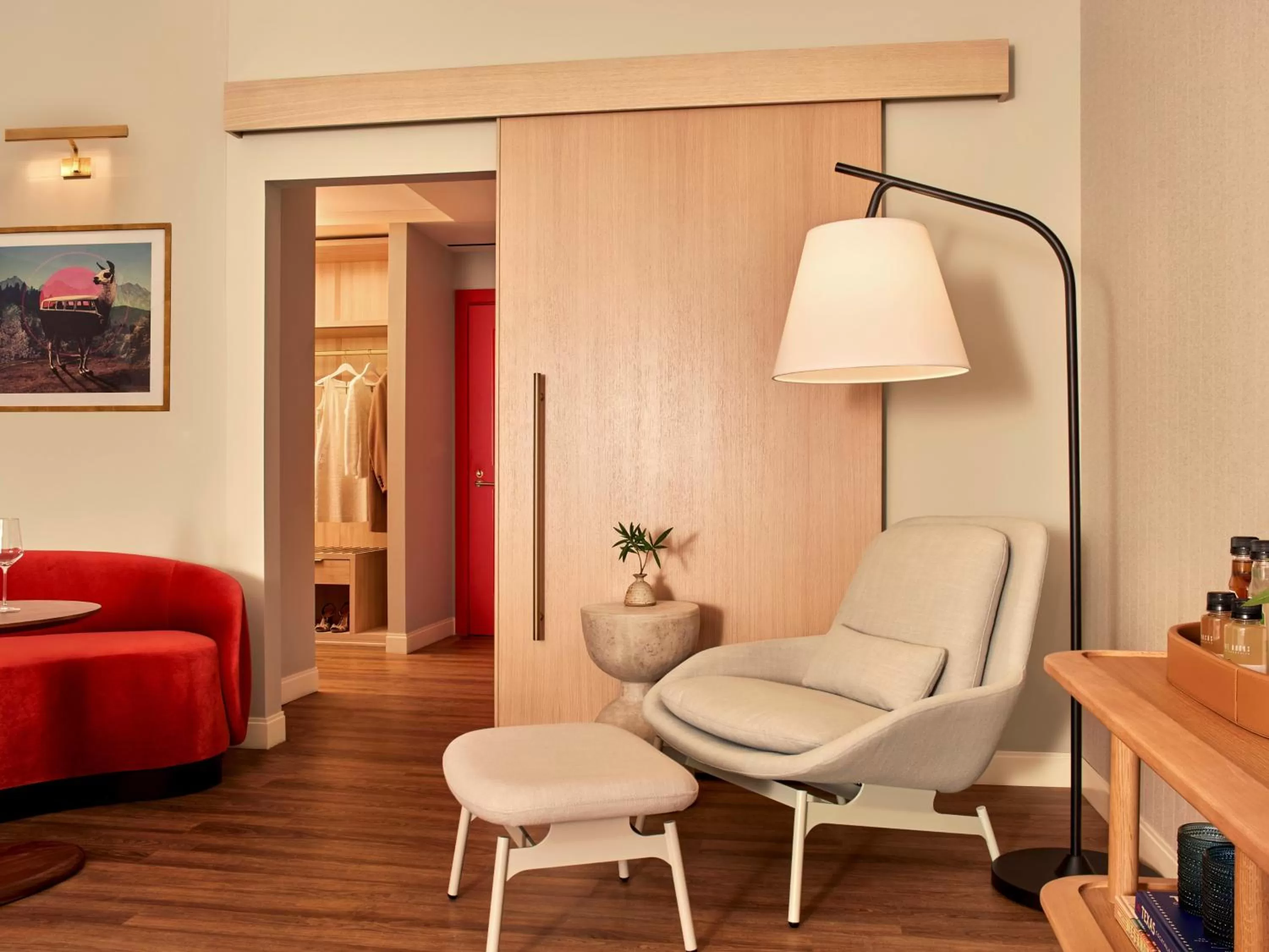 Seating area in Virgin Hotels Dallas