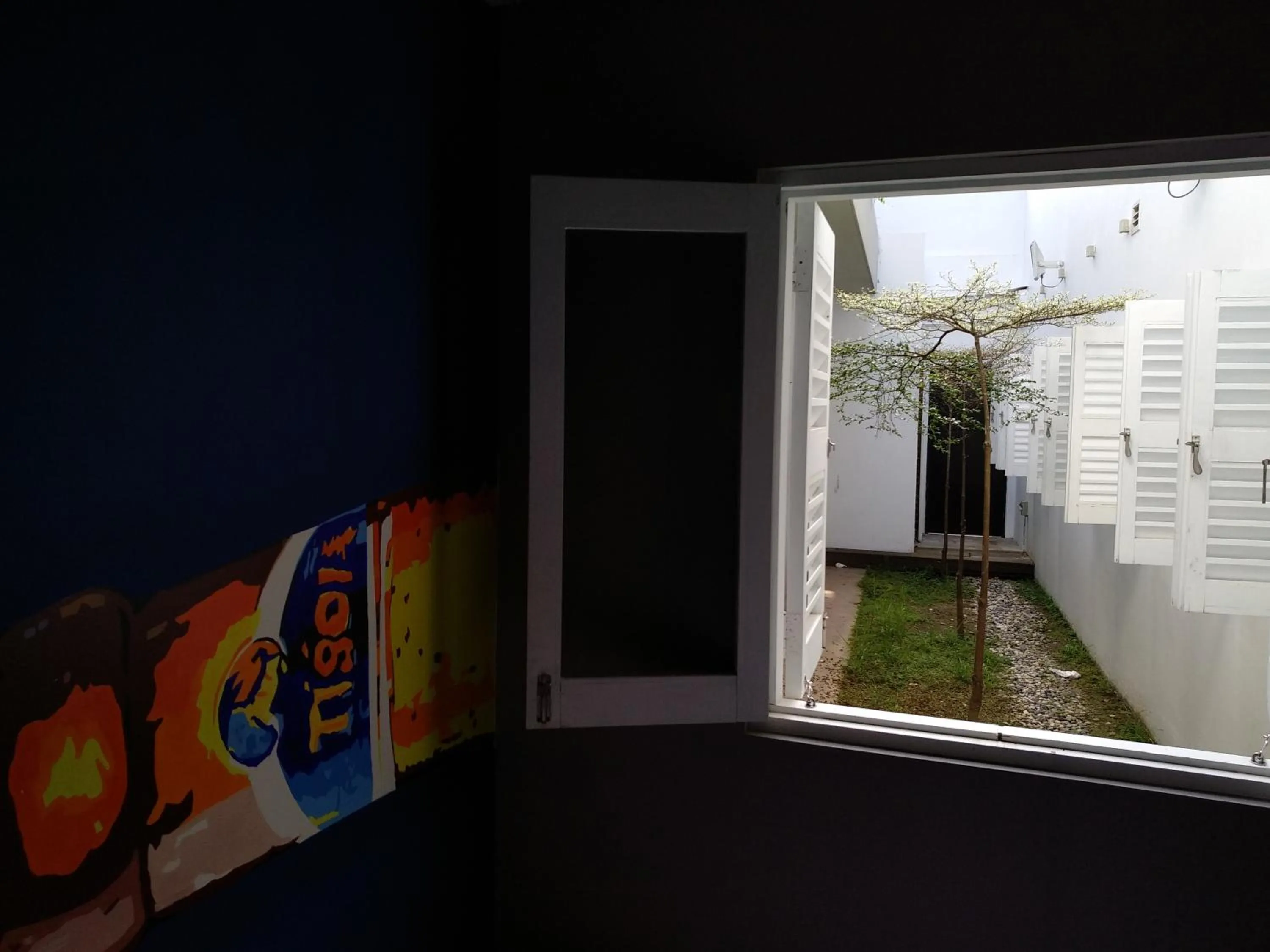 Garden view in Hi Hotel