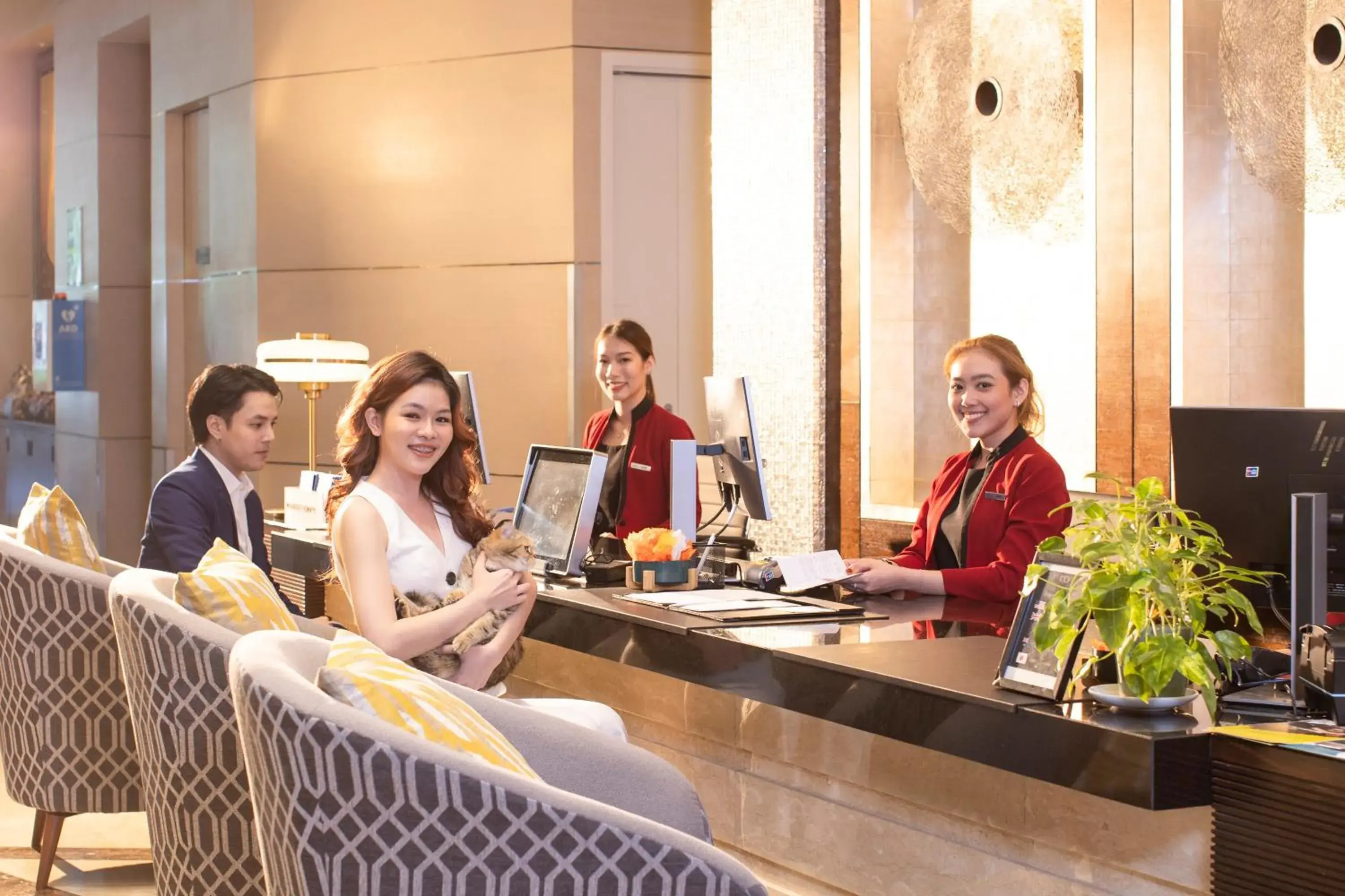Lobby or reception in Sathorn Vista, Bangkok - Marriott Executive Apartments