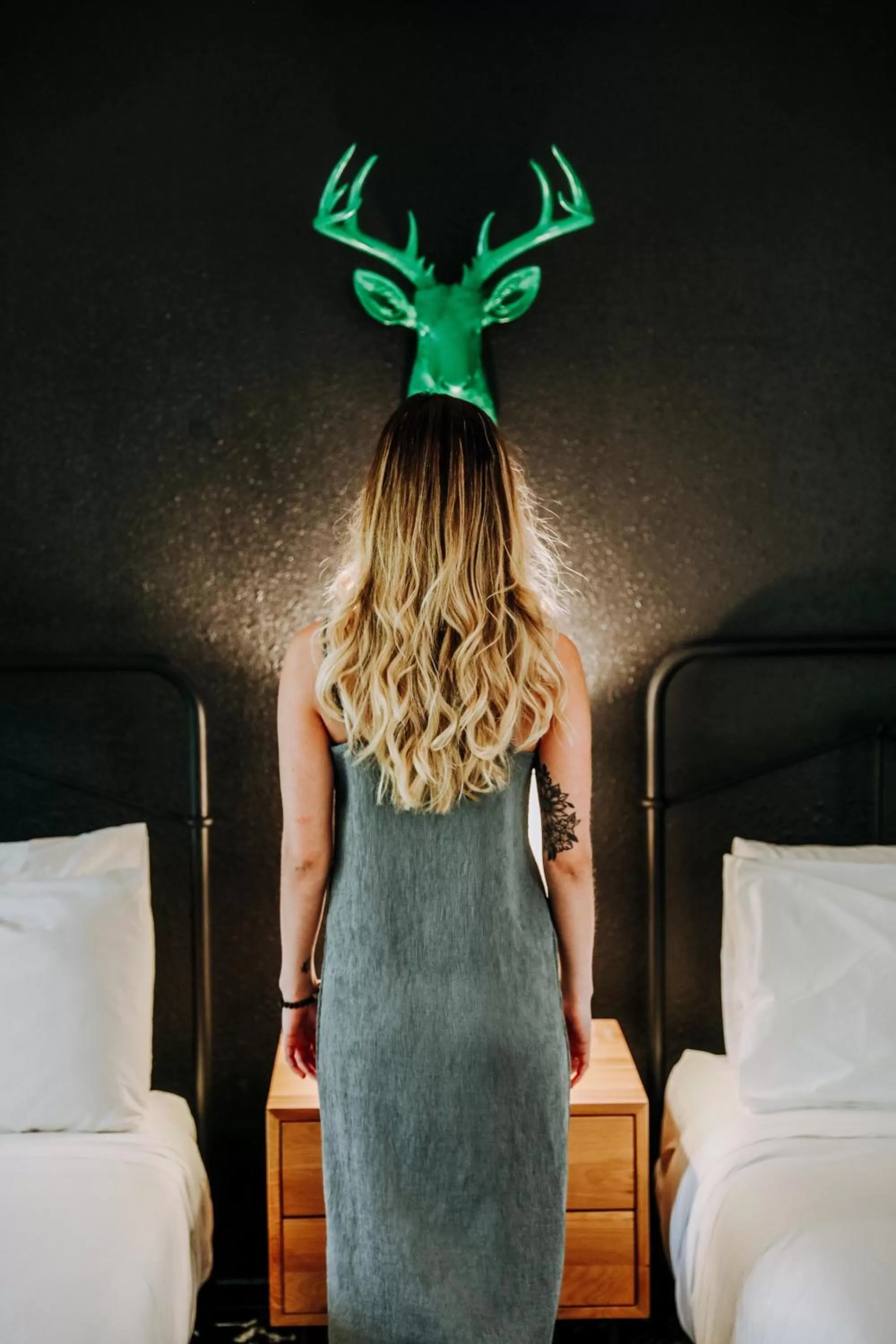 Bedroom, Bed in Wimberley Inn & bar