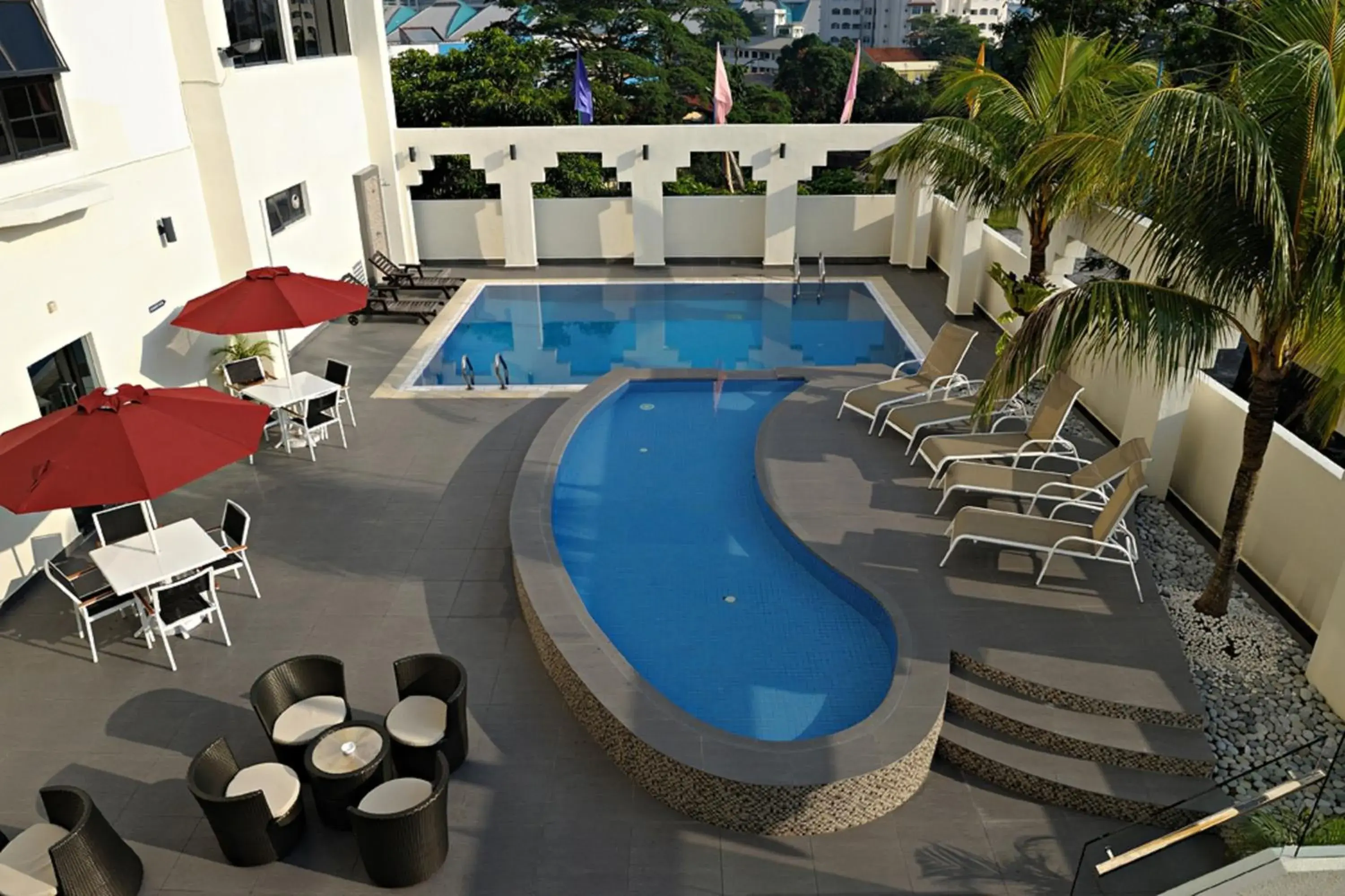 Swimming pool, Pool View in Hotel Sentral Johor Bahru @ Woodland Causeway