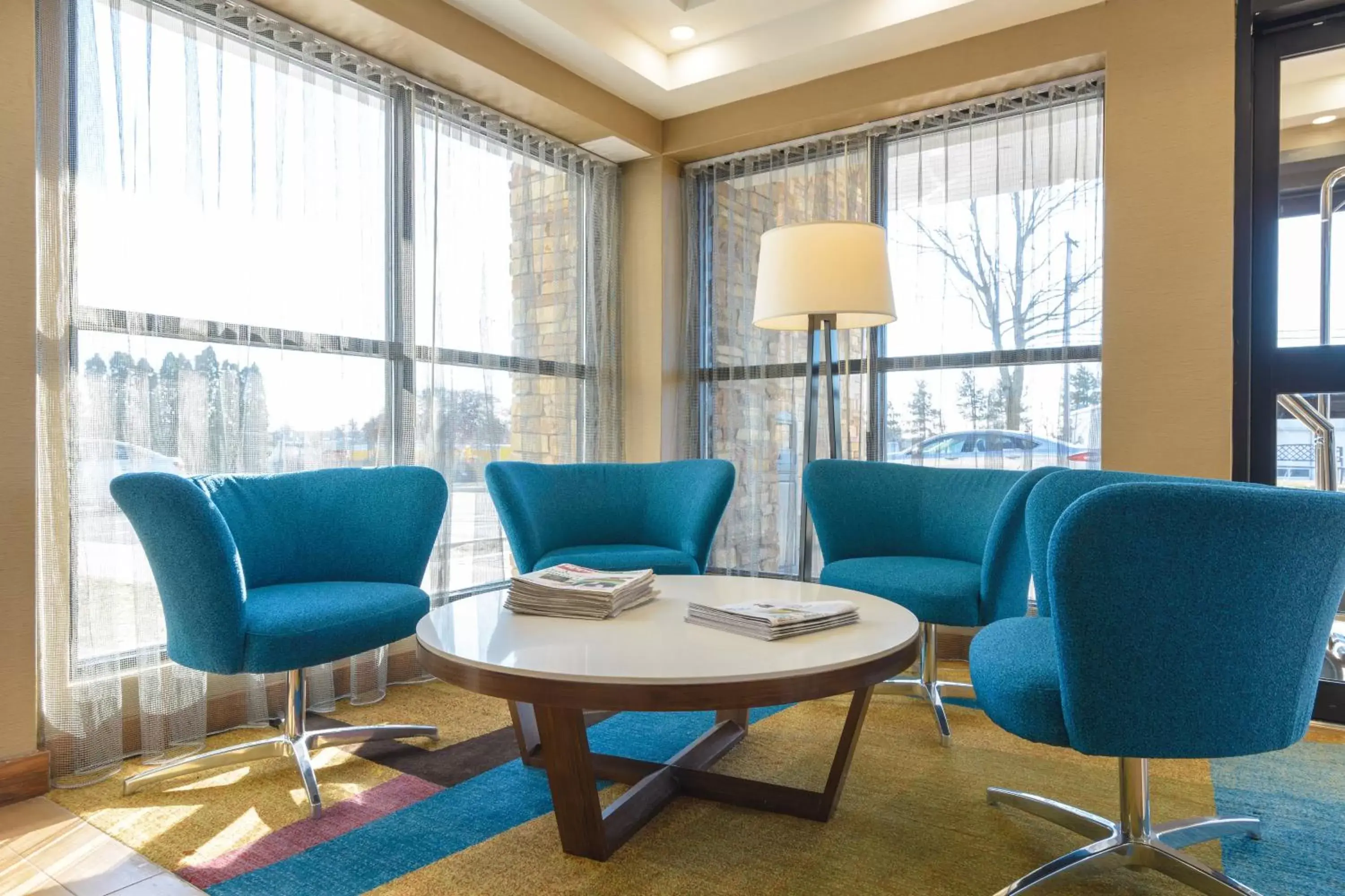 Lobby or reception, Seating Area in Fairfield Inn Manchester - Boston Regional Airport