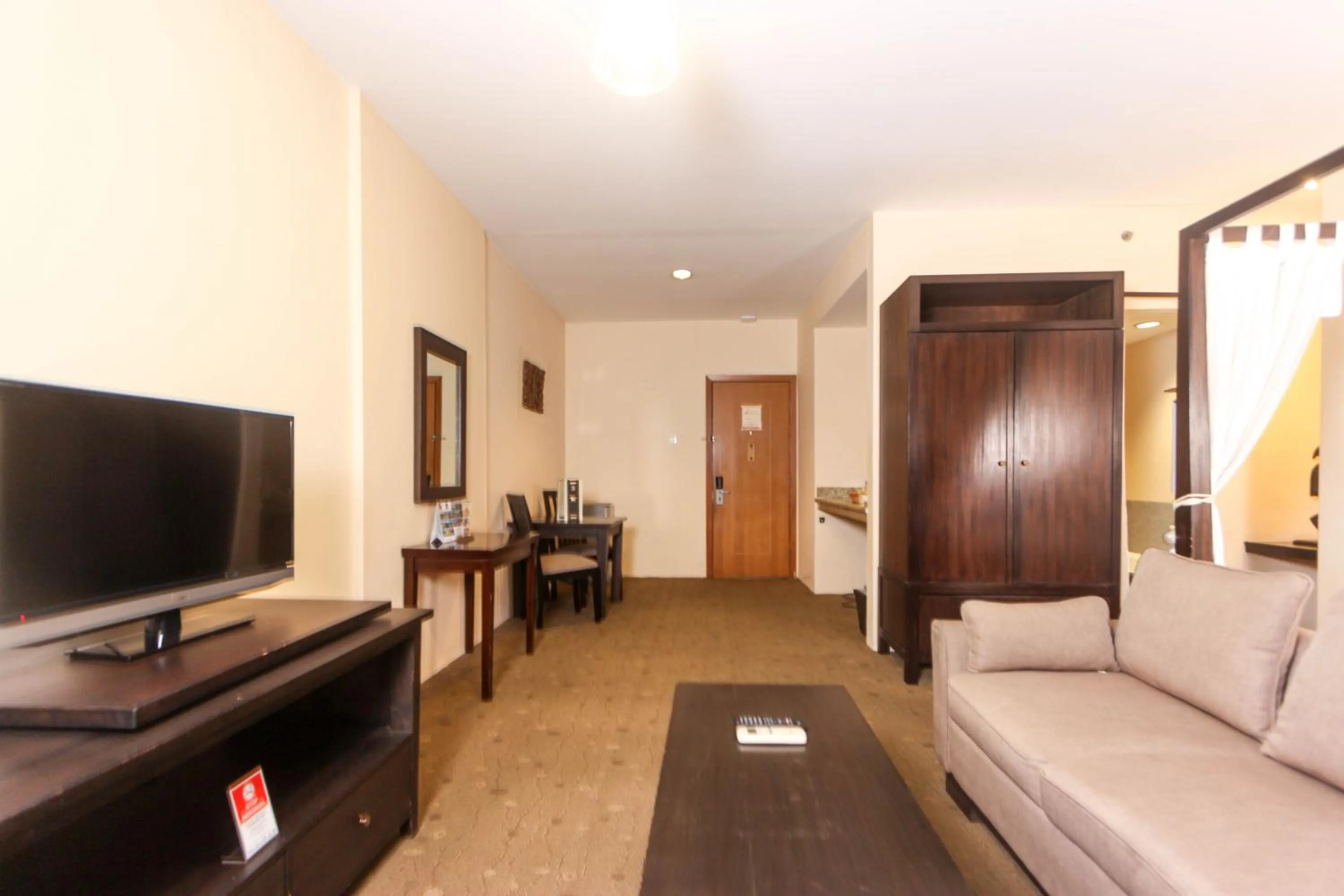 Seating area in The Jayakarta Suites Bandung