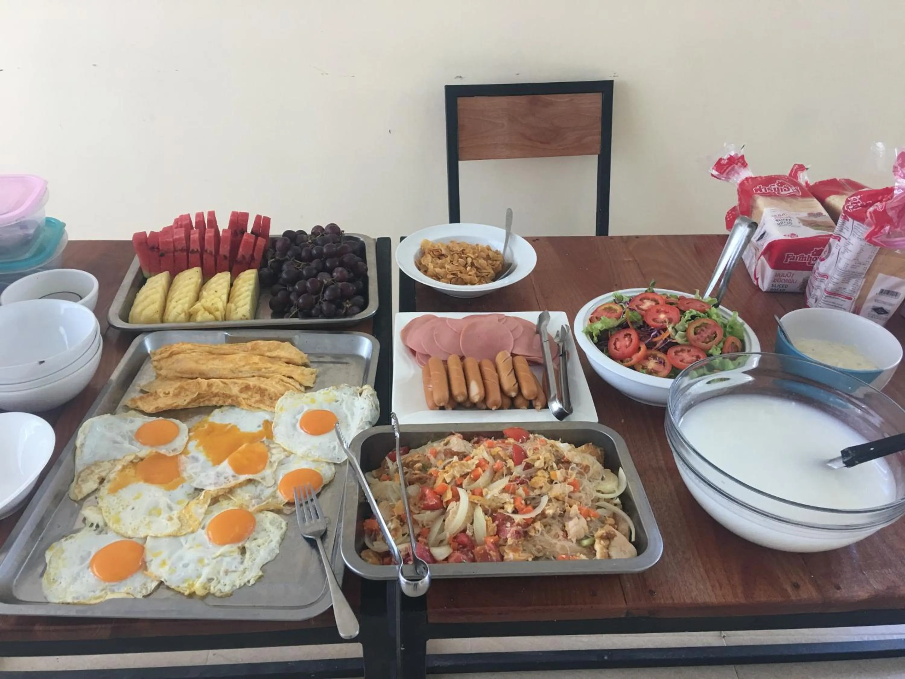 Continental breakfast in Peace Blue Naiharn Naturist Resort Phuket SHA Extra Plus