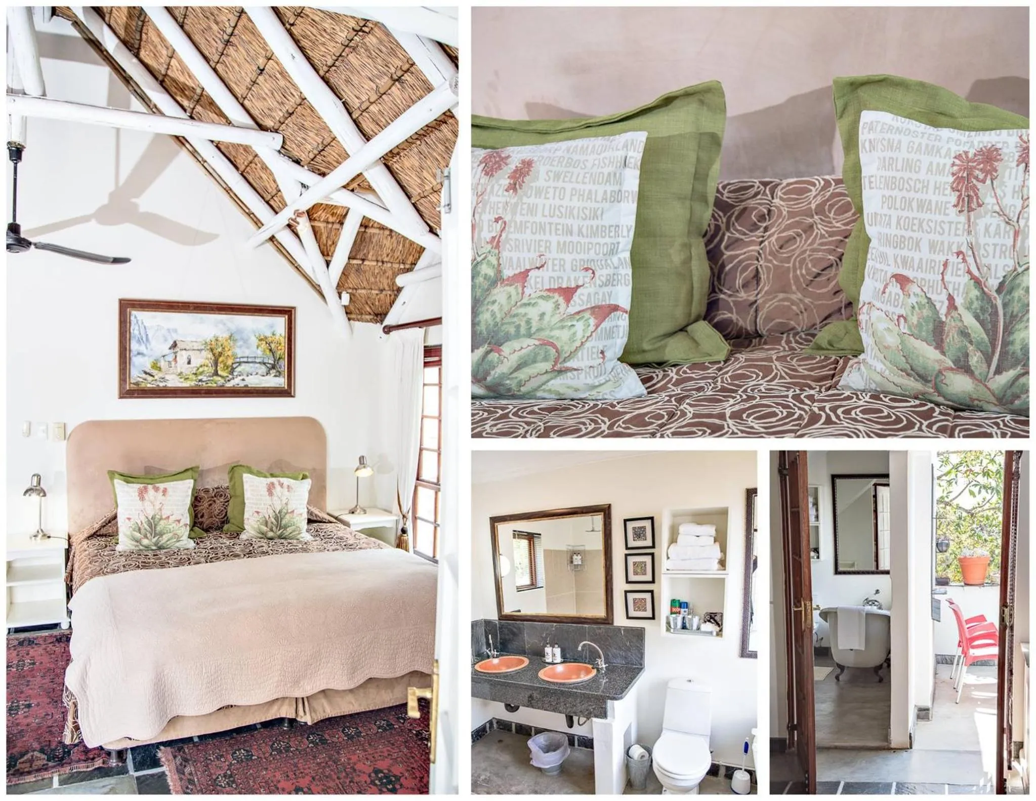 Decorative detail in Utopia in Africa Guest Villa