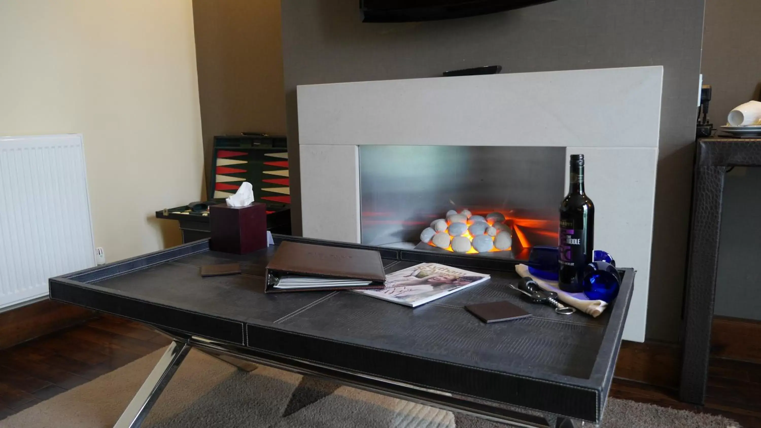 Living room in The Big Blue Hotel - Blackpool Pleasure Beach Living room in The Big Blue Hotel - Blackpool Pleasure Beach