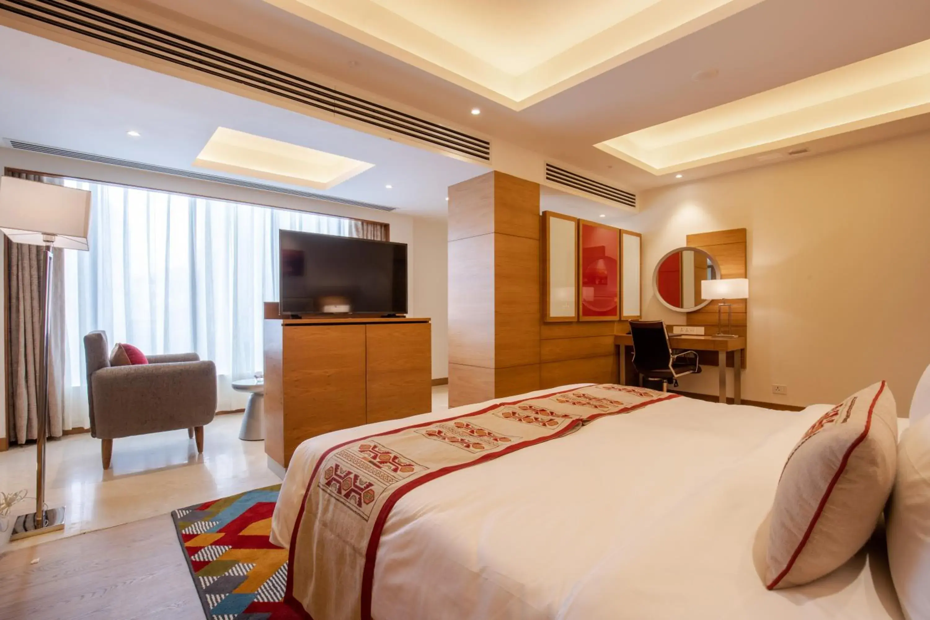 Bedroom, TV/Entertainment Center in Ramada Encore by Wyndham Kathmandu Thamel