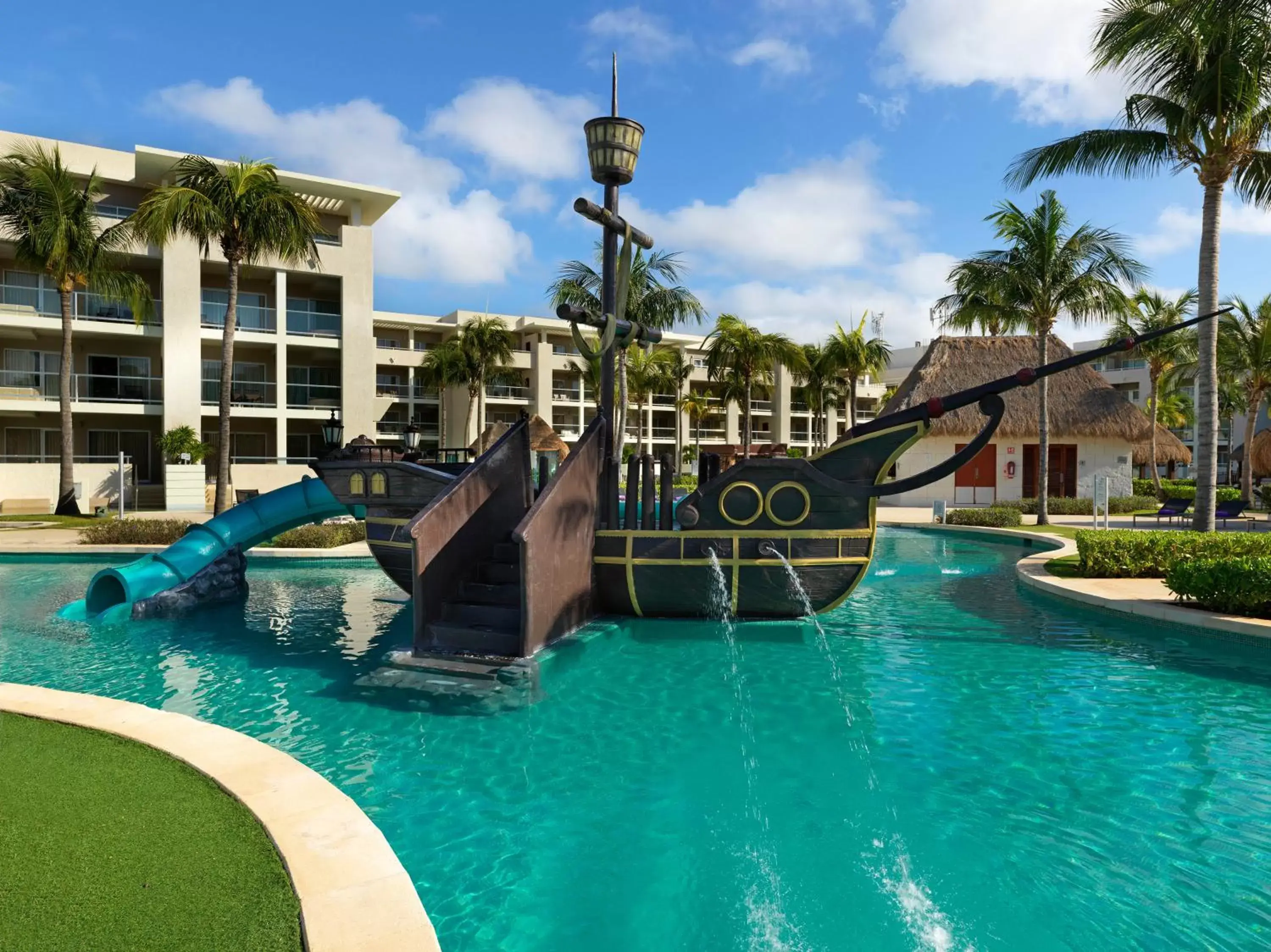 Aqua park, Swimming Pool in Paradisus Playa del Carmen All Inclusive