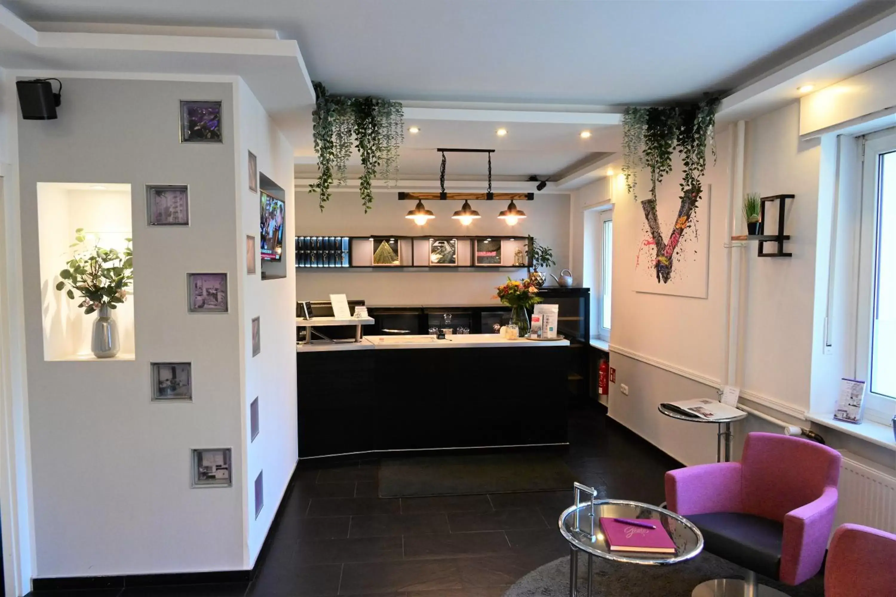 Lobby or reception in Les Nations Lobby or reception in Les Nations