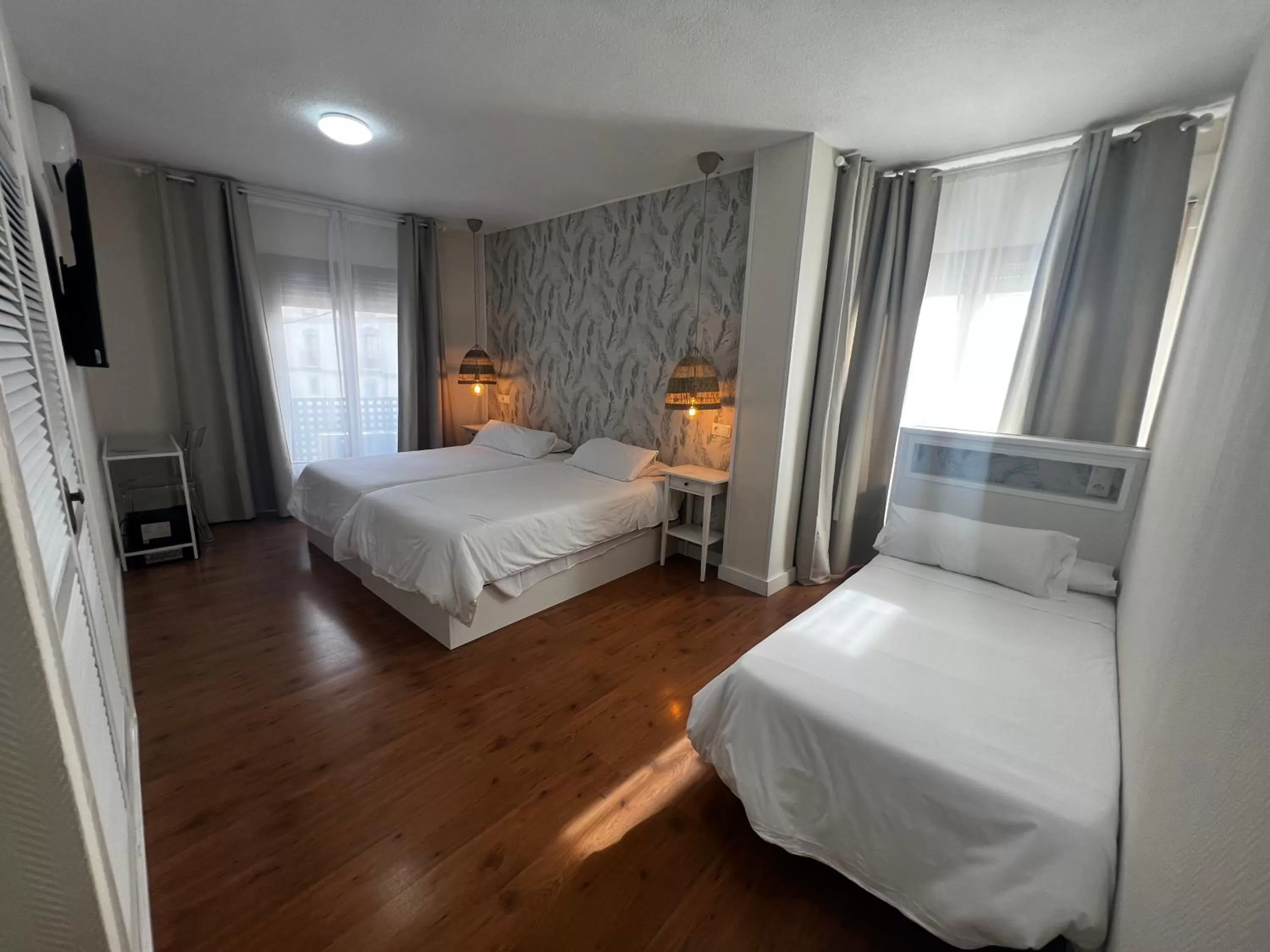 Bed in Hotel Plaza Mayor