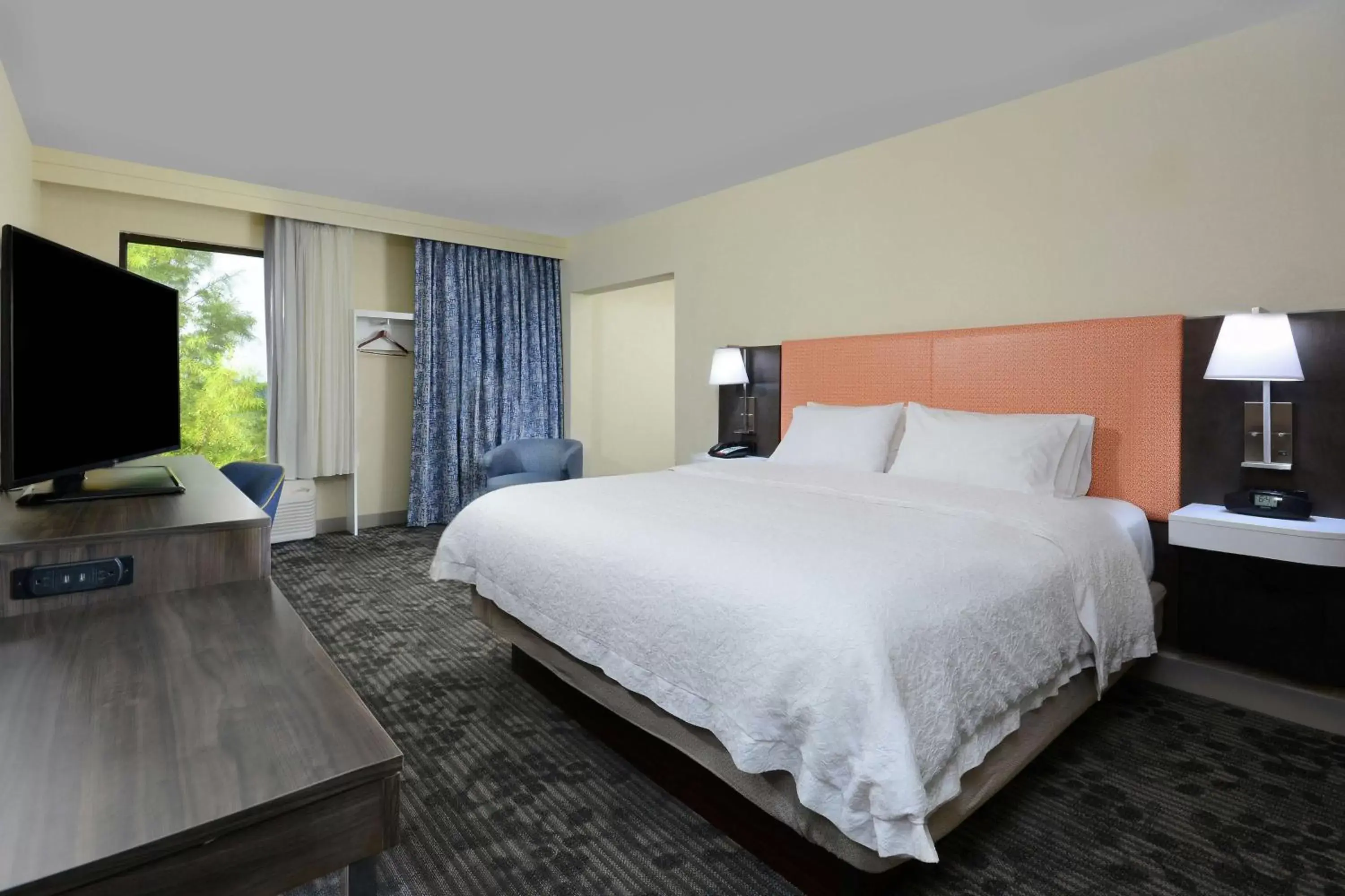 Bedroom, Bed in Hampton Inn & Suites Greenville/Spartanburg I-85