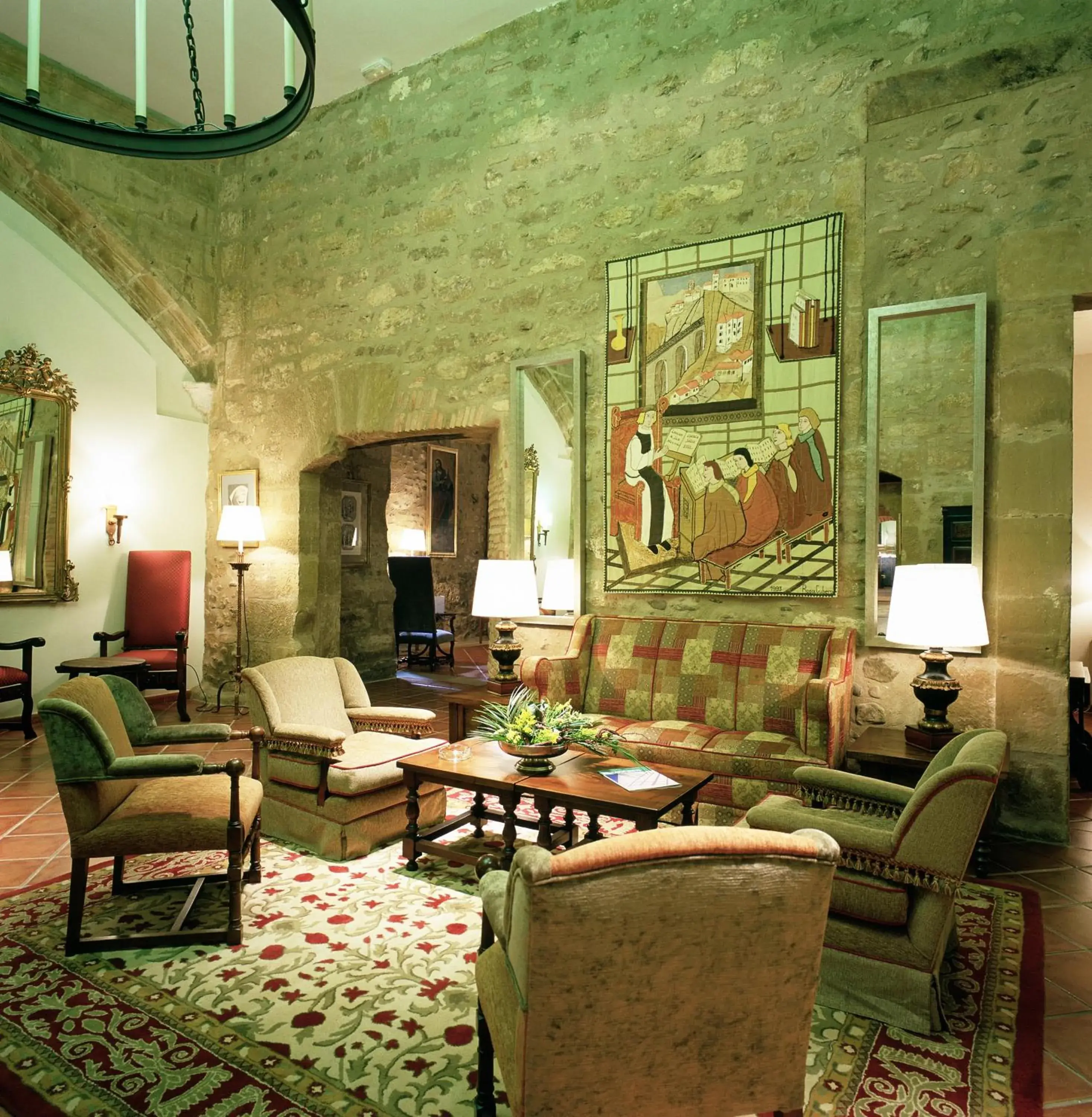 Lobby or reception, Seating Area in Parador de Santo Domingo Bernardo de Fresneda