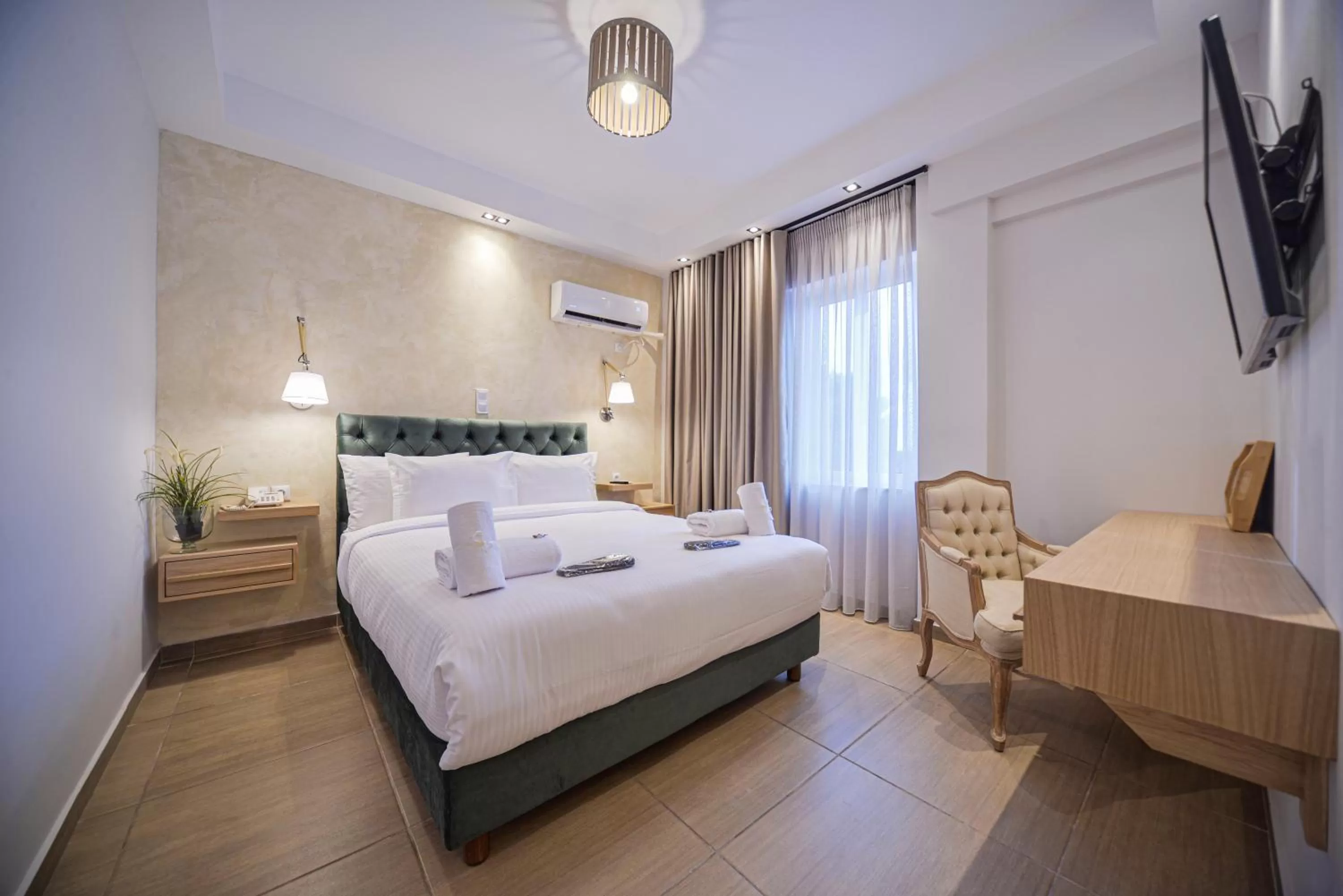 Bedroom, Bed in Anixi Hotel by AP