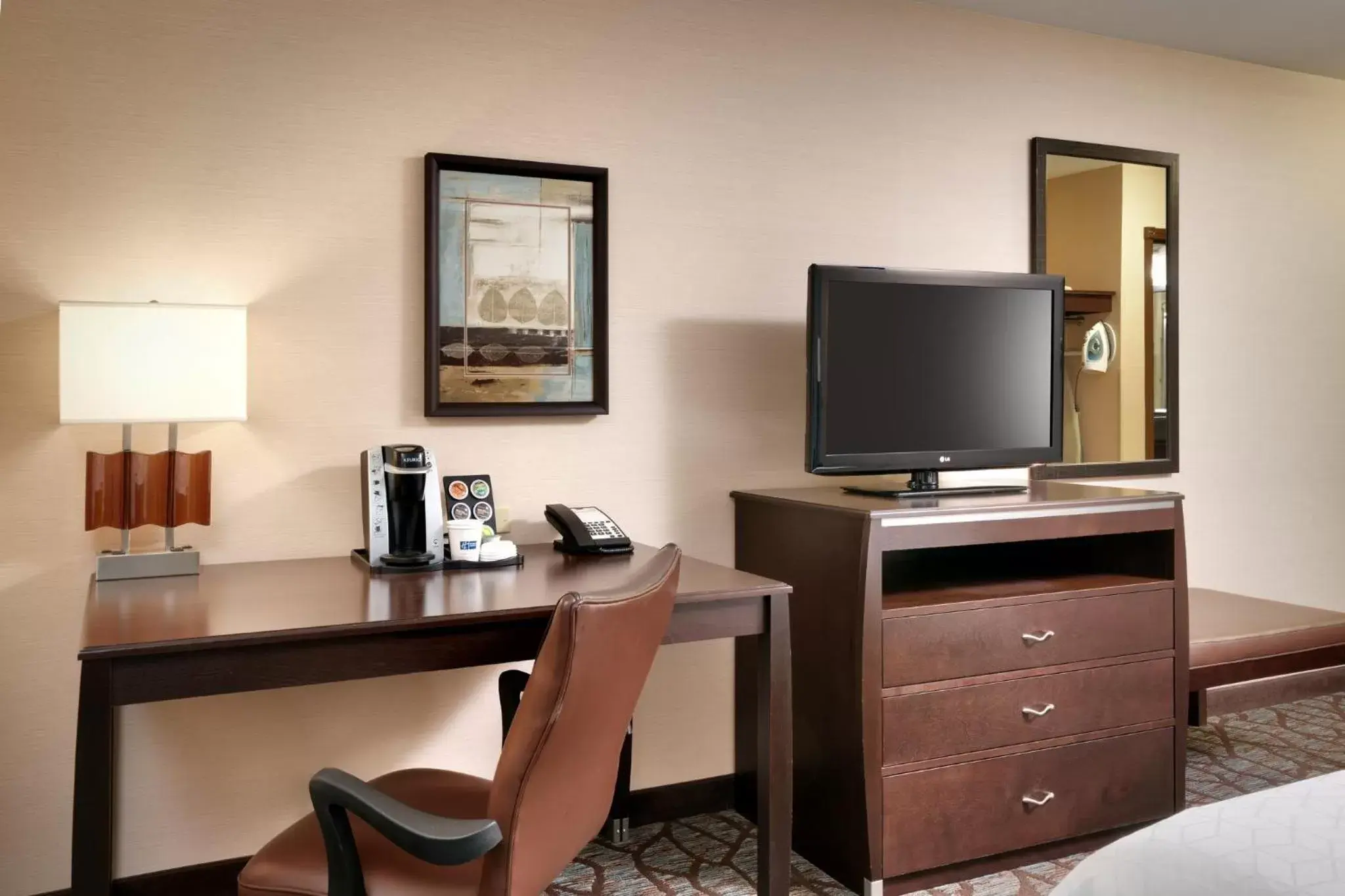 Photo of the whole room, TV/Entertainment Center in Holiday Inn Express Hotel & Suites Butte, an IHG Hotel