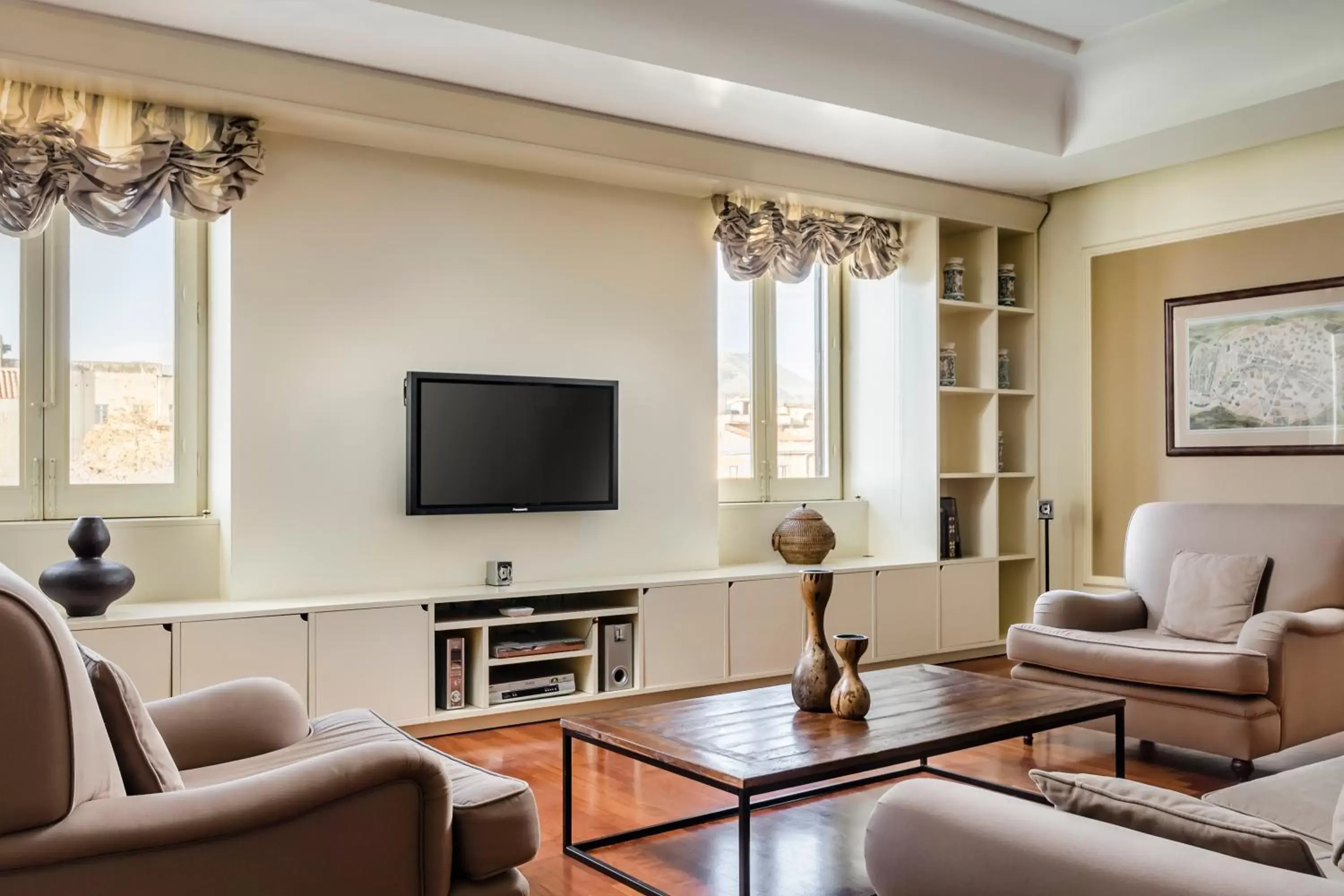 Living room, Seating Area in Eurostars Centrale Palace Hotel