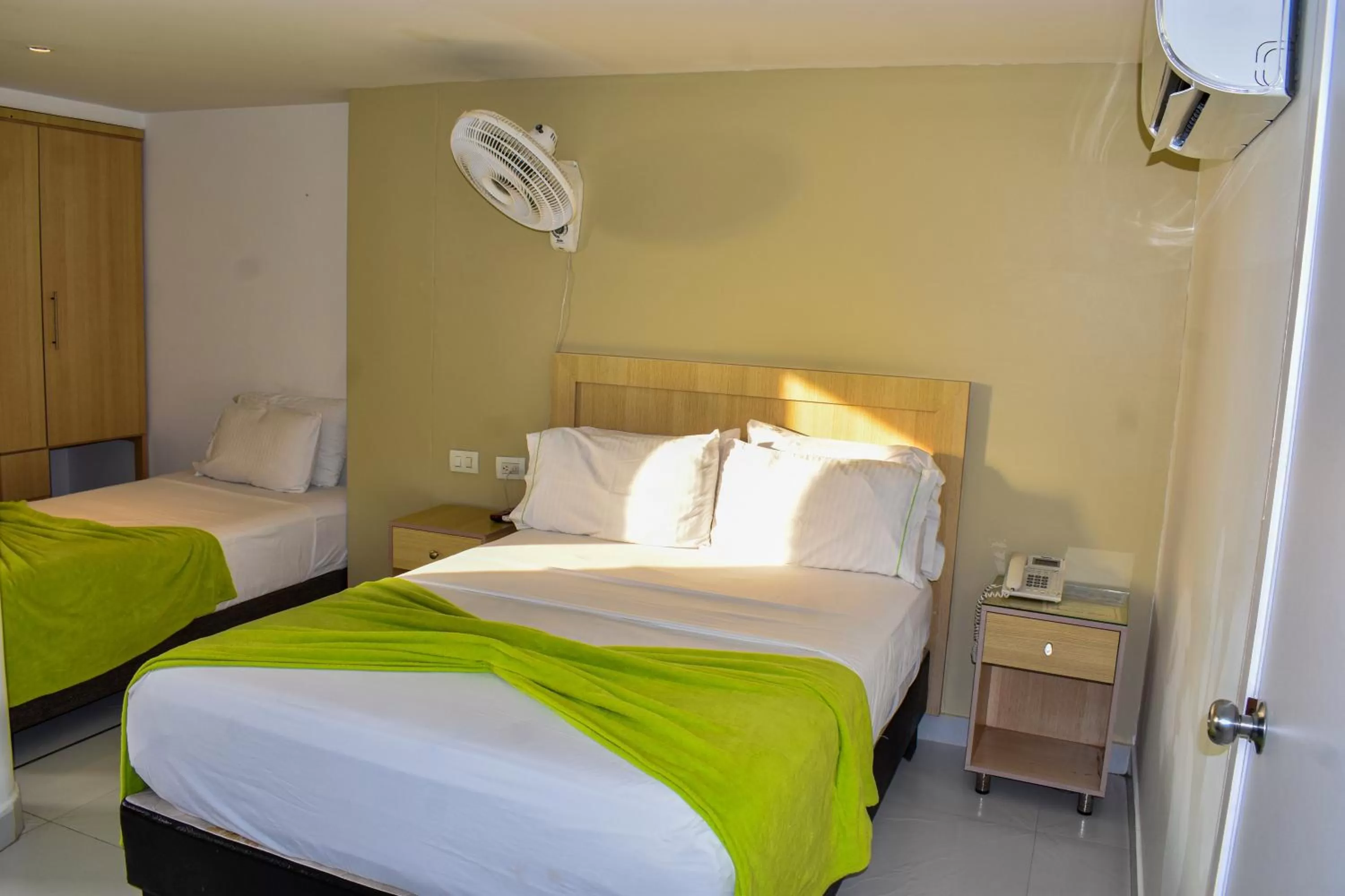 Decorative detail, Bed in Hotel Isla Capri