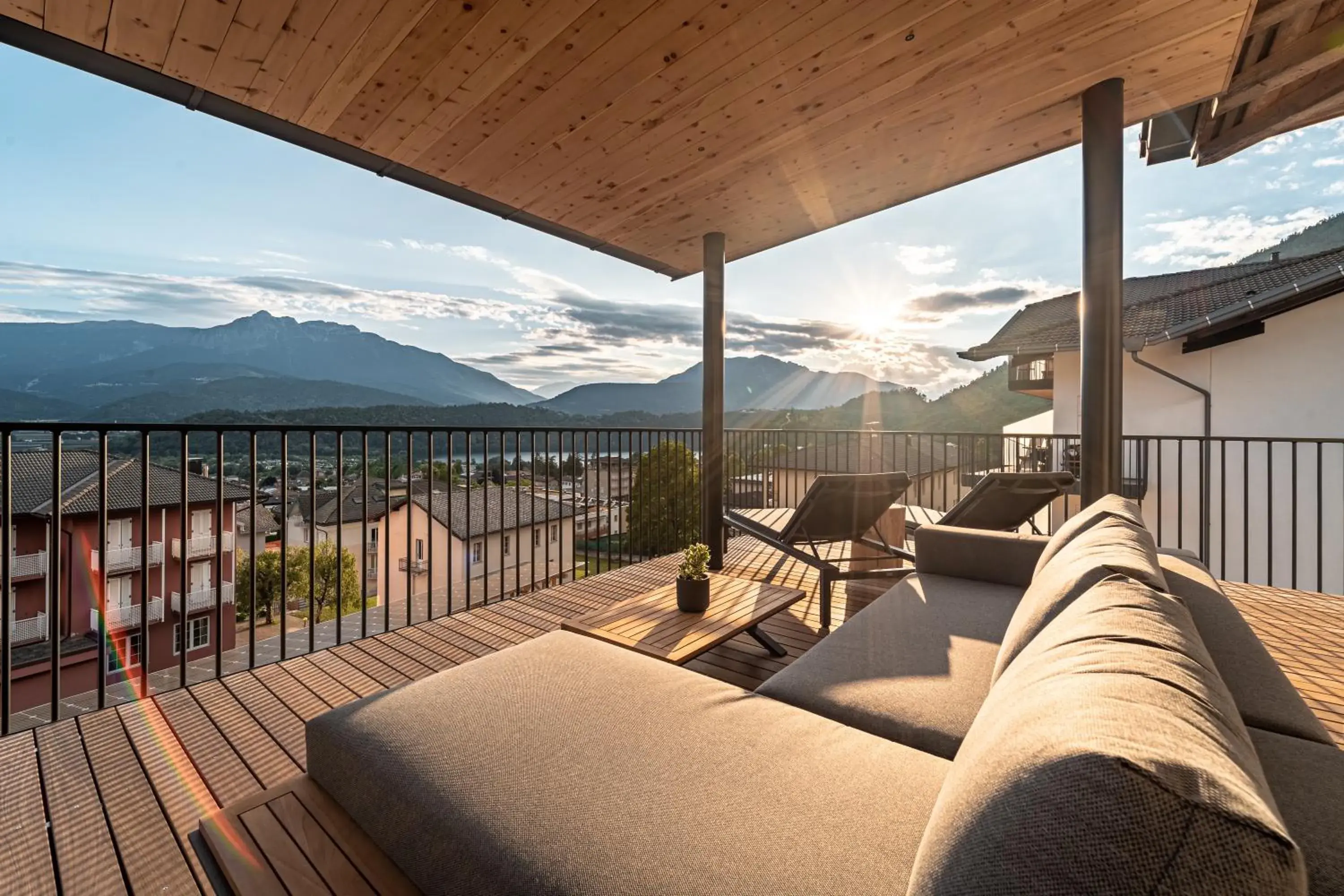 Balcony/Terrace, Mountain View in Sport & Wellness Hotel Cristallo