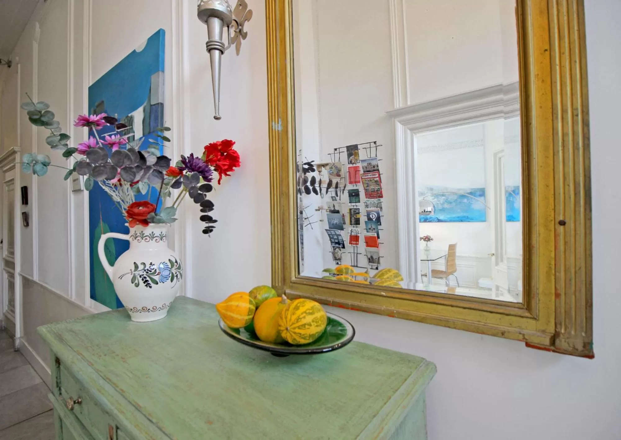 Decorative detail in Cozy Jordaan canalhouse near Anne Frank House