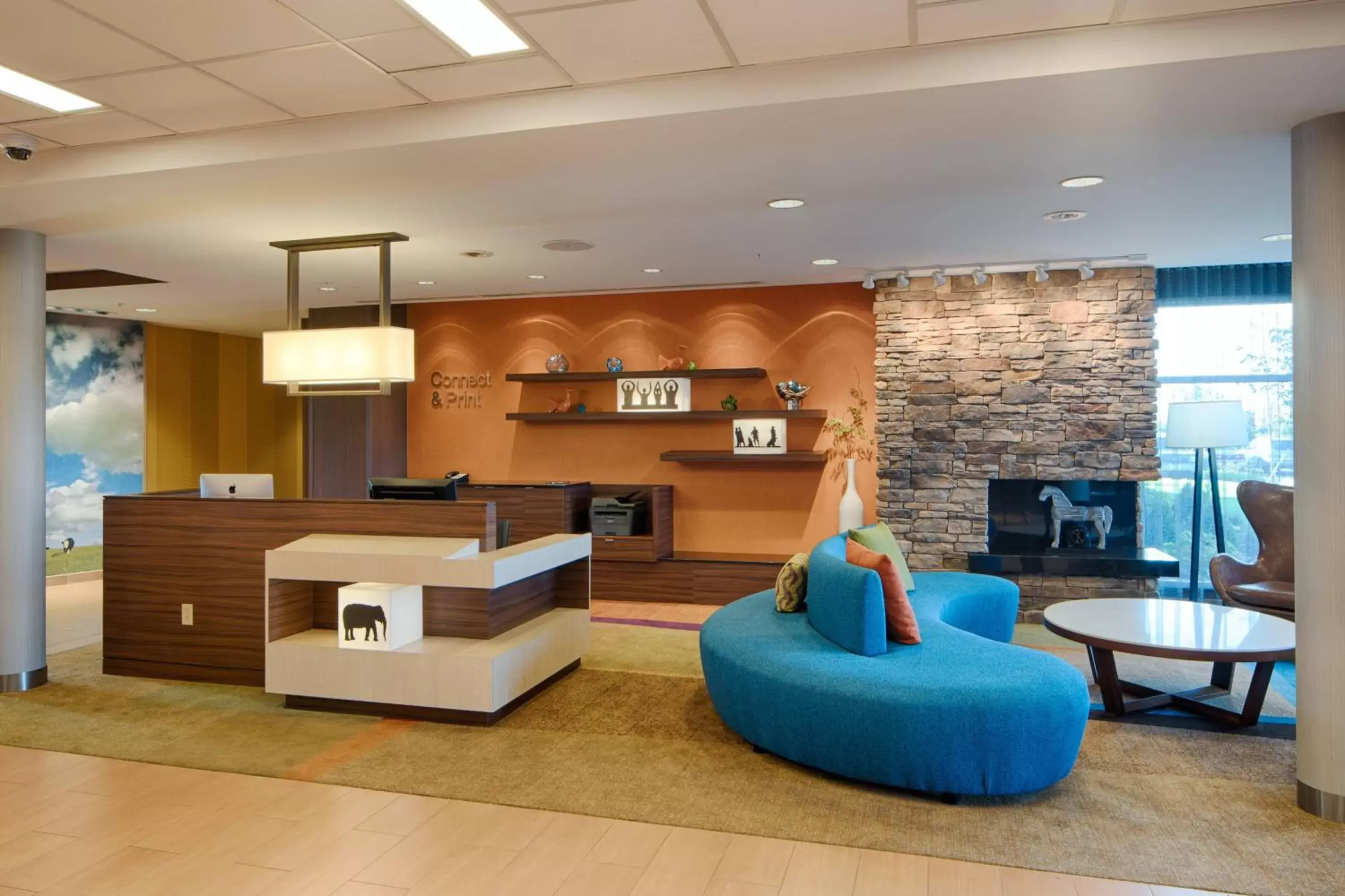 Business facilities, Lobby/Reception in Fairfield Inn & Suites by Marriott Columbus Dublin
