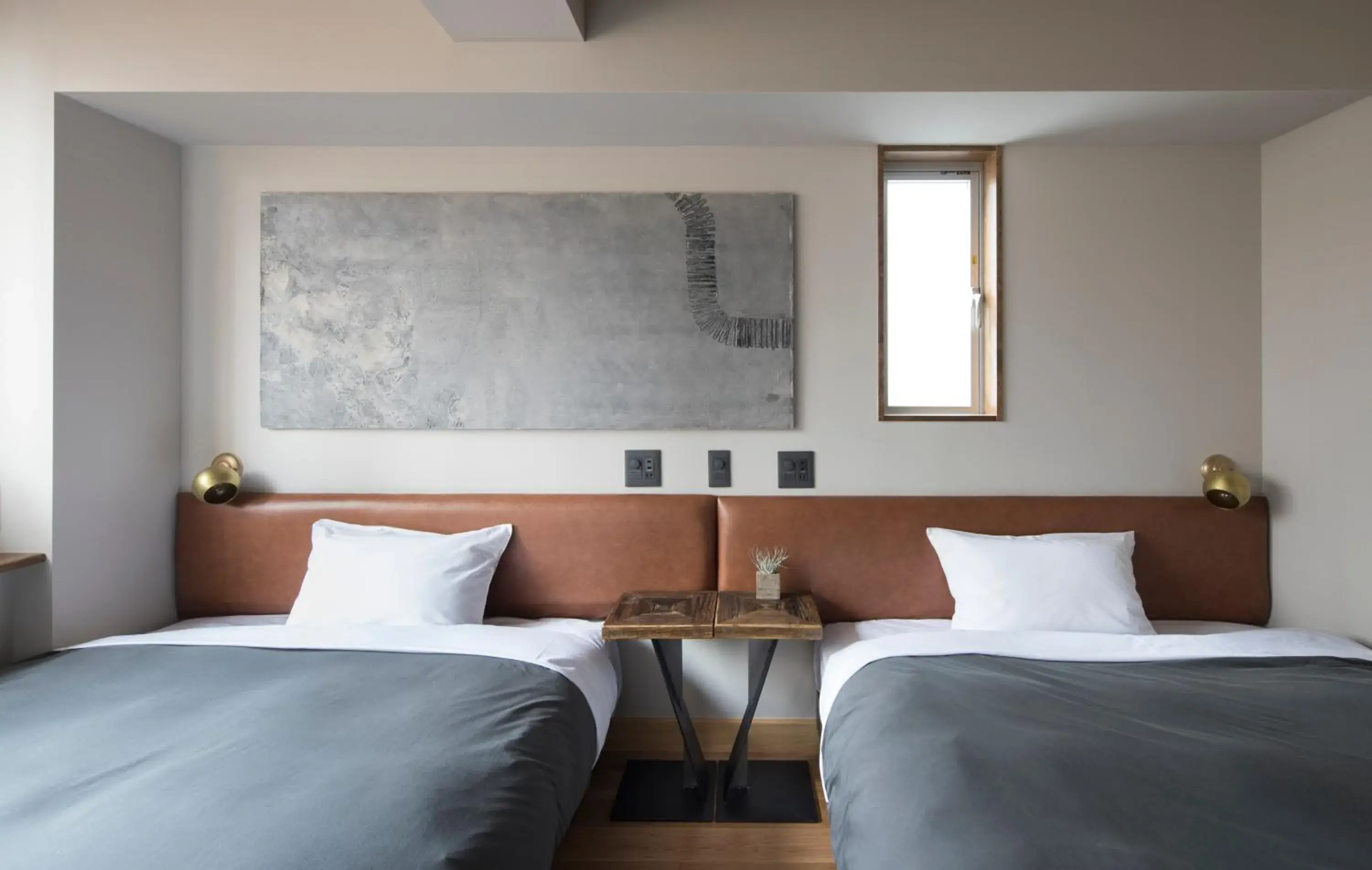 Bedroom, Bed in Hotel Vintage Tokyo Tsukiji Bedroom, Bed in Hotel Vintage Tokyo Tsukiji